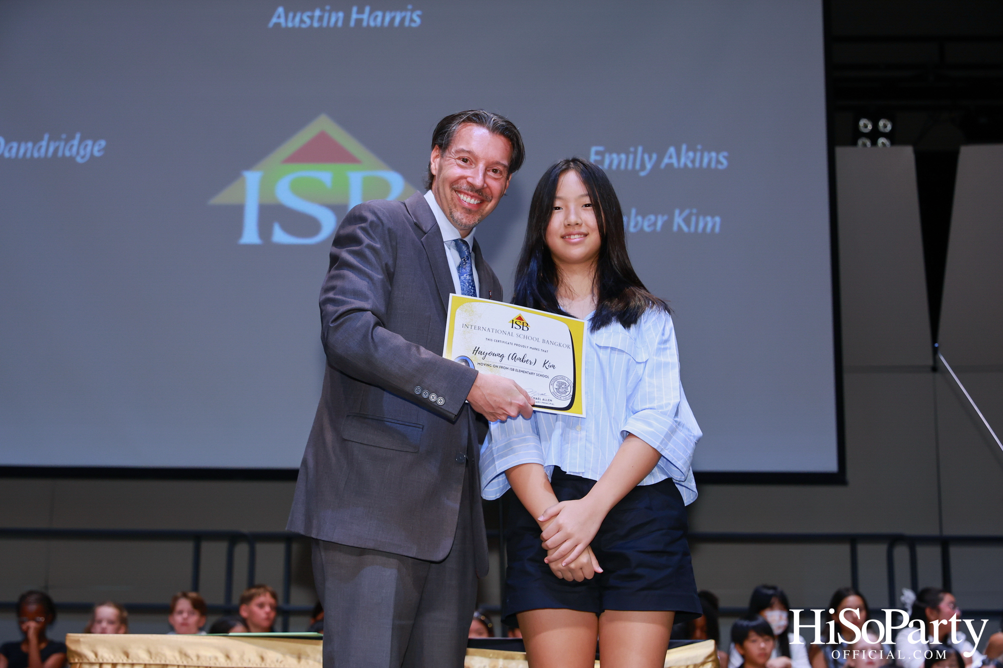 Grade 5 Moving on Ceremony at ISB Cultural Convention Theatre