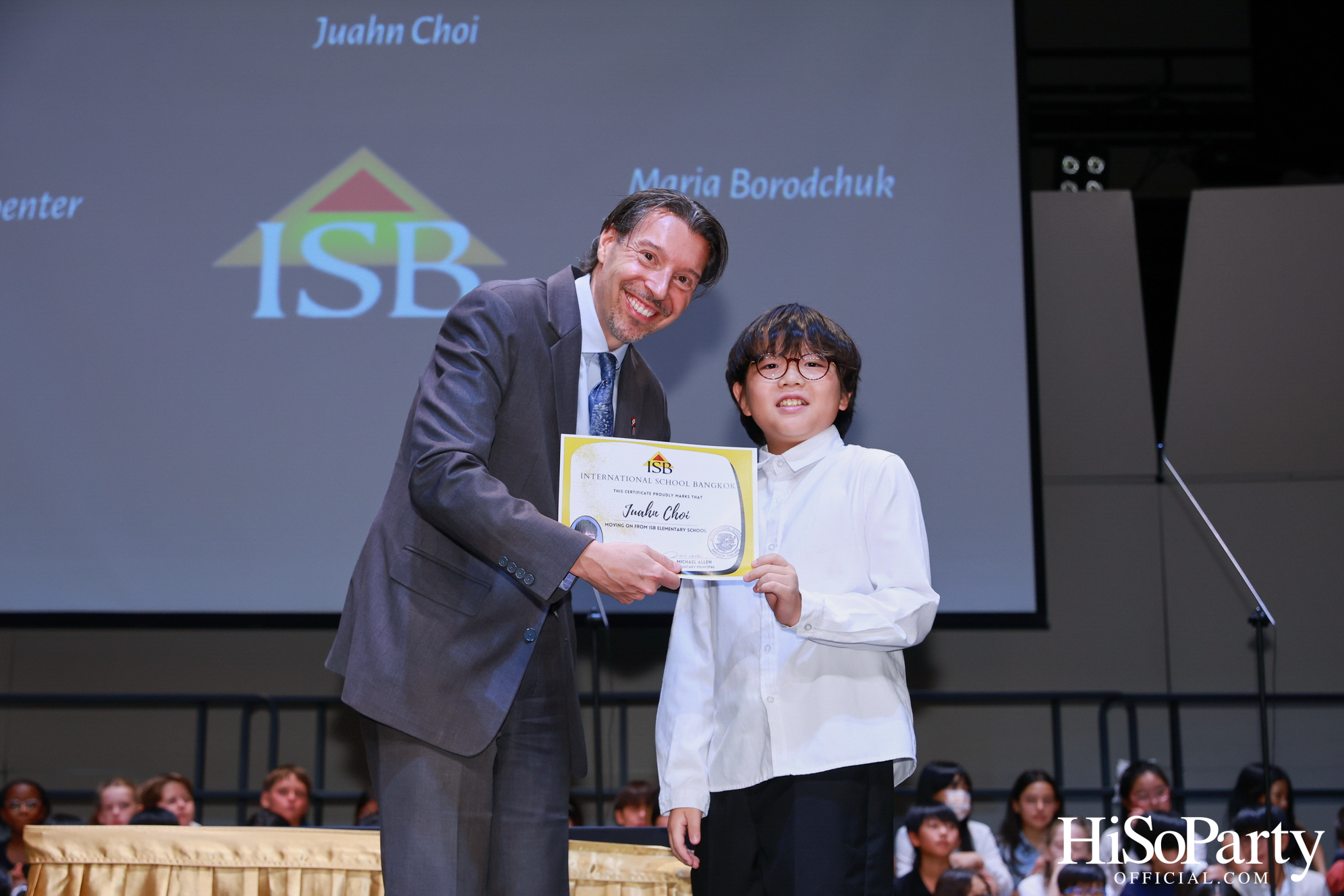 Grade 5 Moving on Ceremony at ISB Cultural Convention Theatre