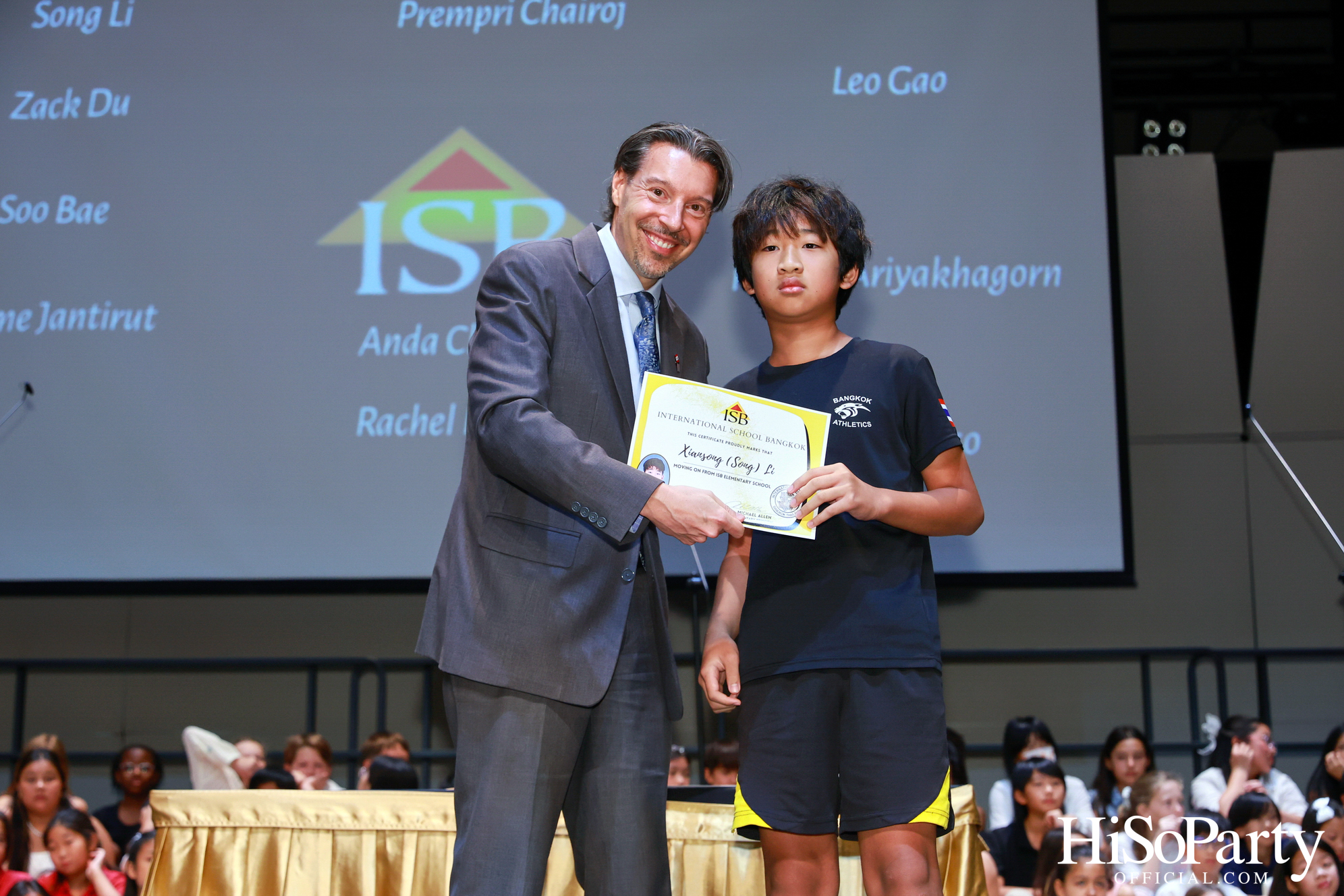 Grade 5 Moving on Ceremony at ISB Cultural Convention Theatre