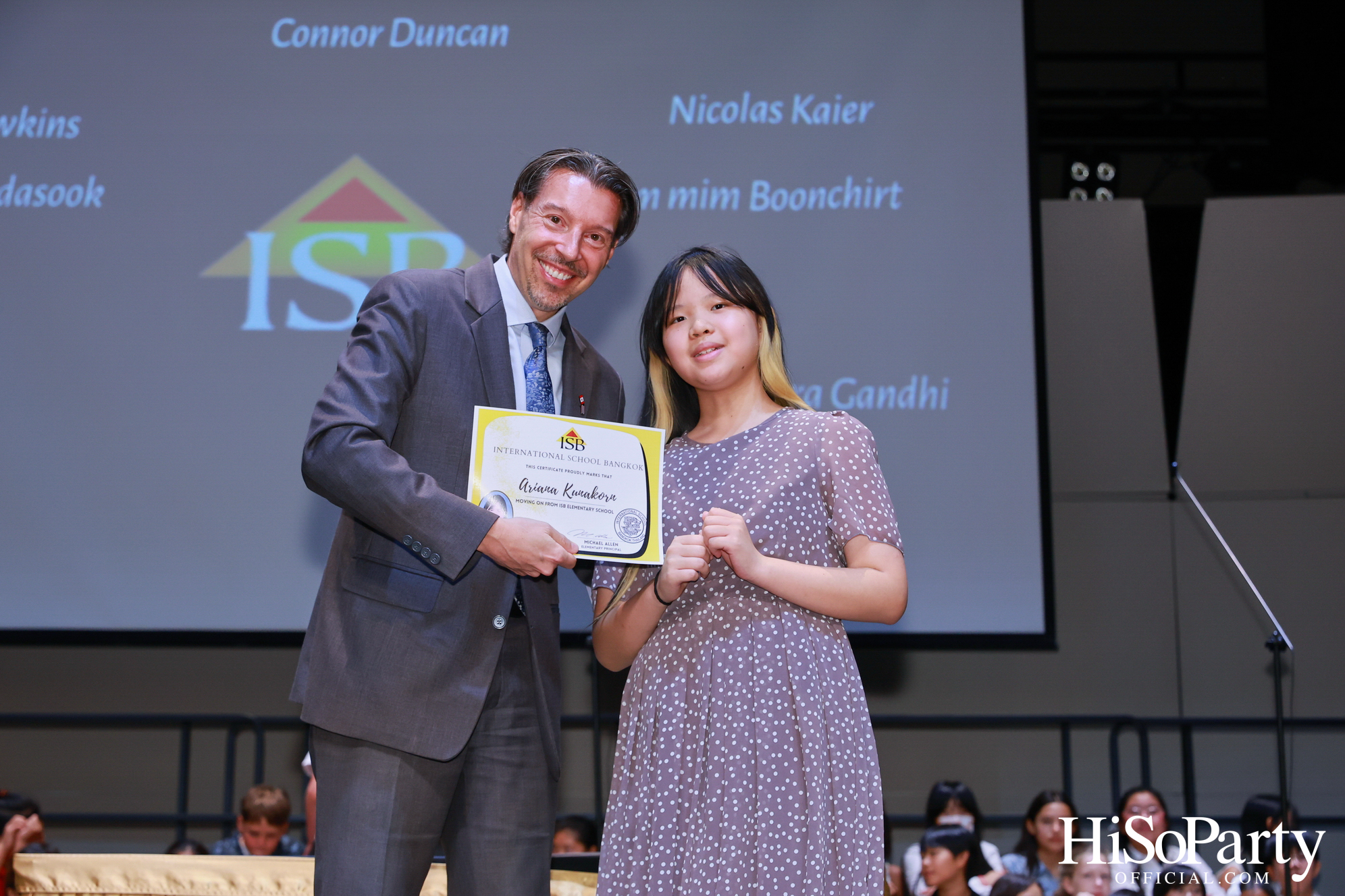 Grade 5 Moving on Ceremony at ISB Cultural Convention Theatre