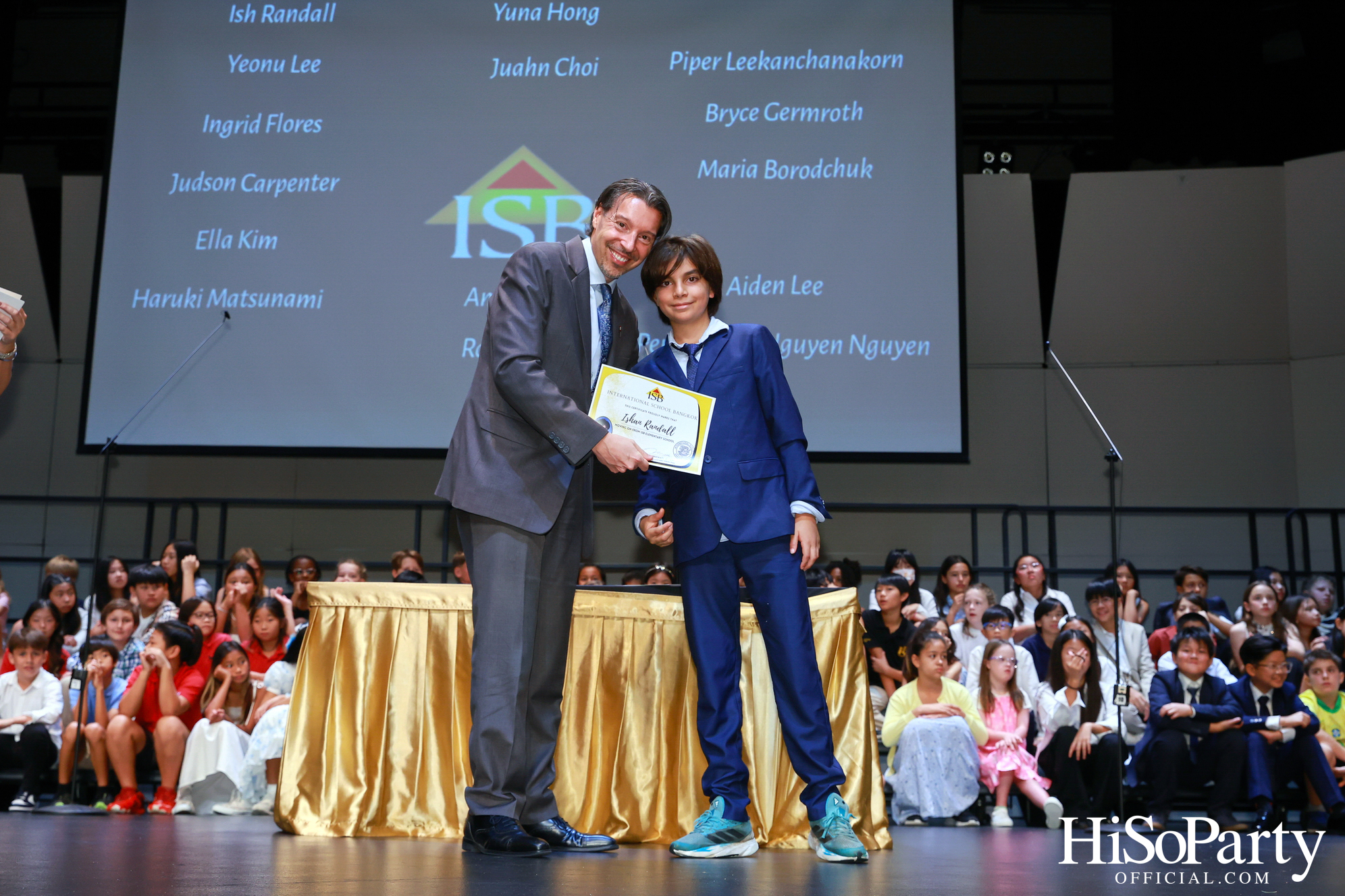 Grade 5 Moving on Ceremony at ISB Cultural Convention Theatre