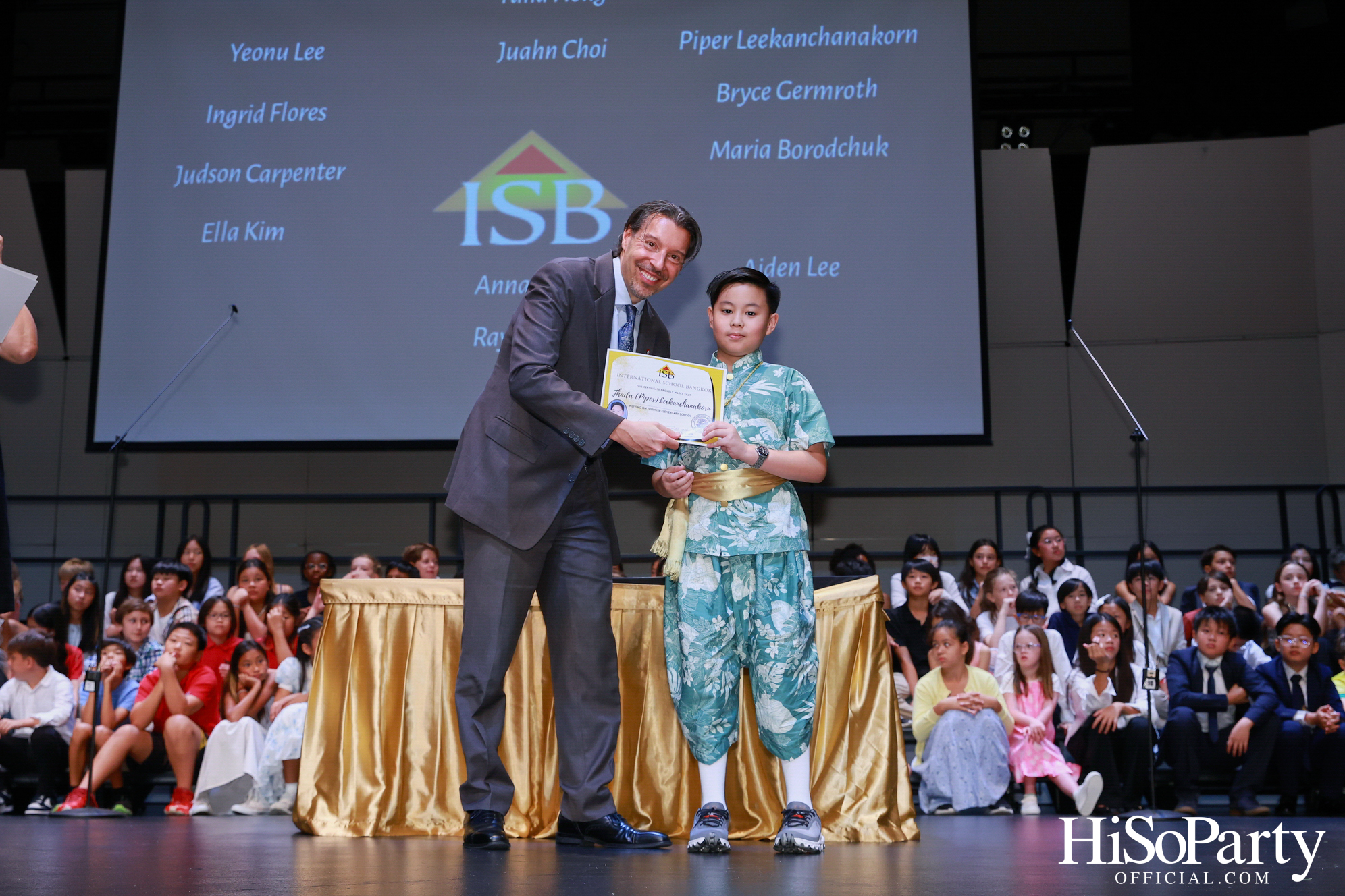 Grade 5 Moving on Ceremony at ISB Cultural Convention Theatre