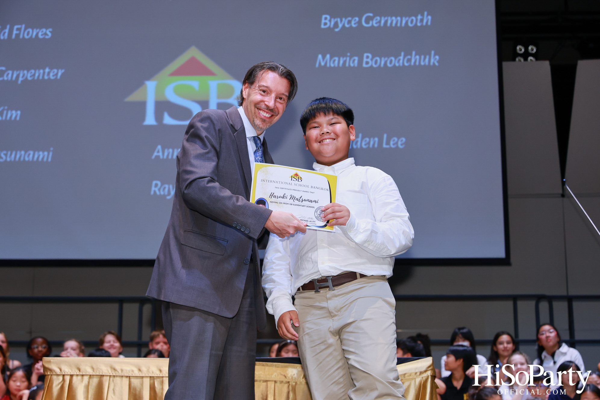 Grade 5 Moving on Ceremony at ISB Cultural Convention Theatre