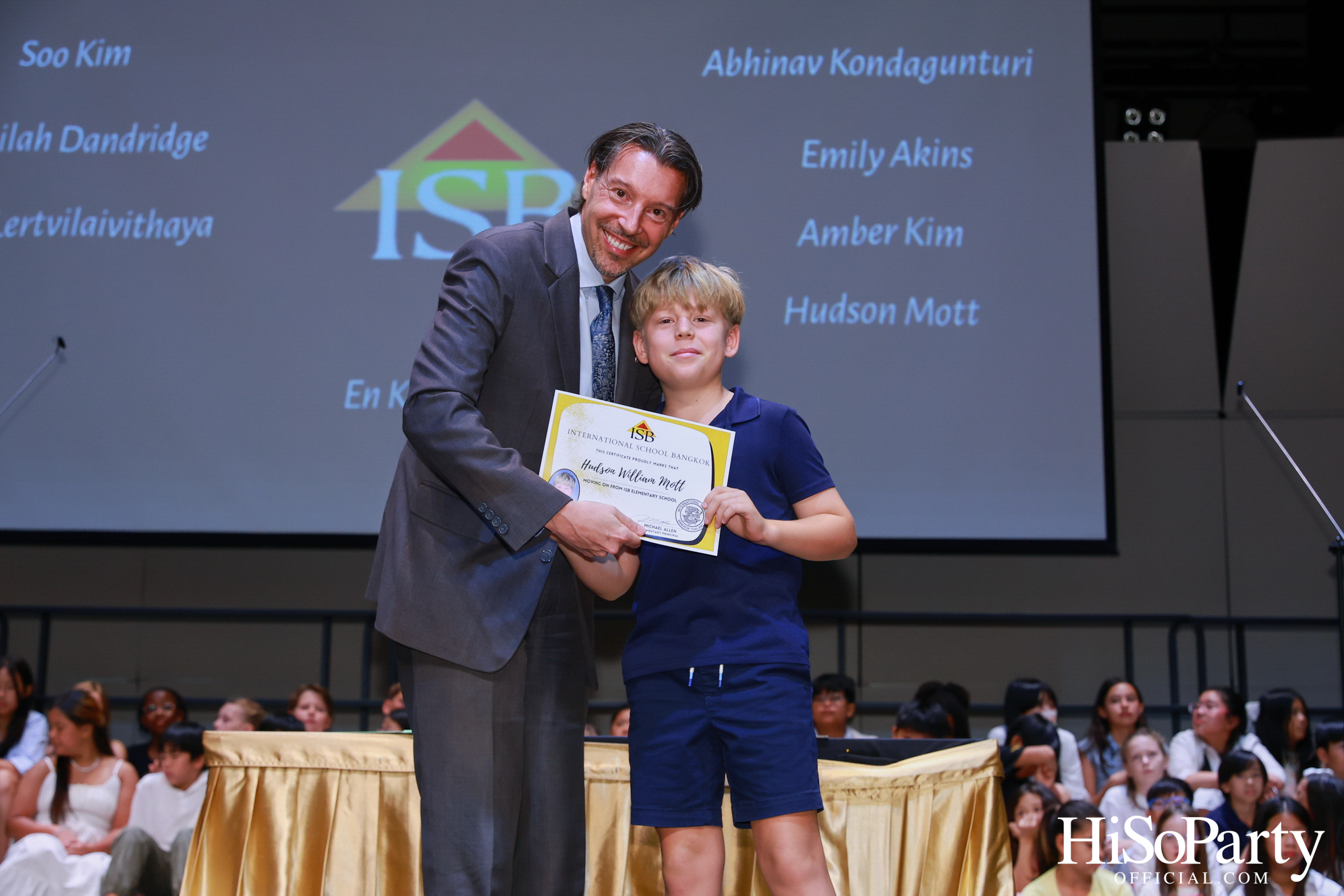 Grade 5 Moving on Ceremony at ISB Cultural Convention Theatre