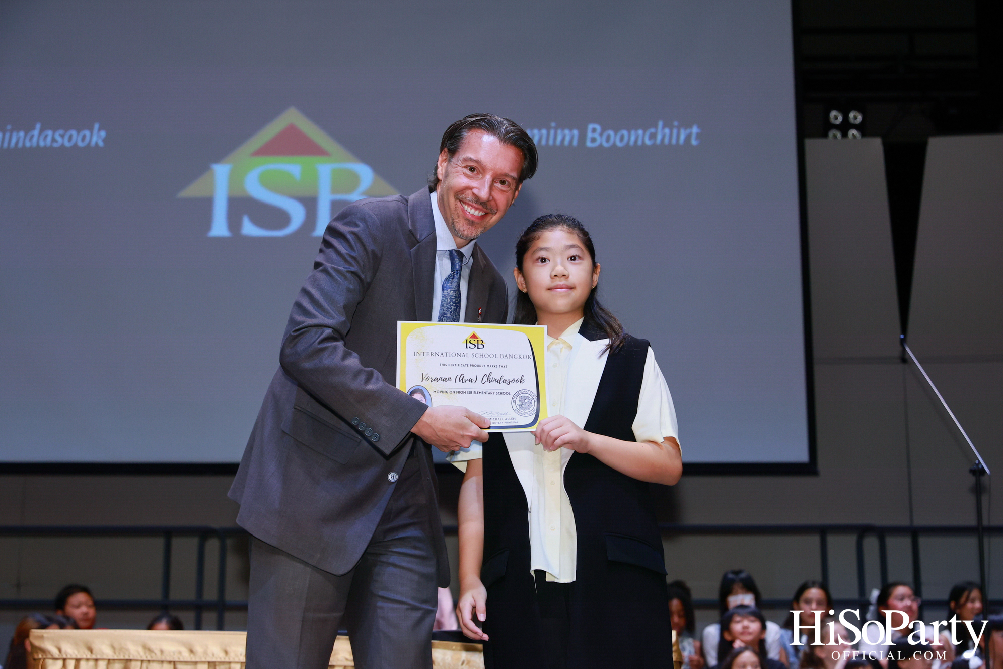 Grade 5 Moving on Ceremony at ISB Cultural Convention Theatre