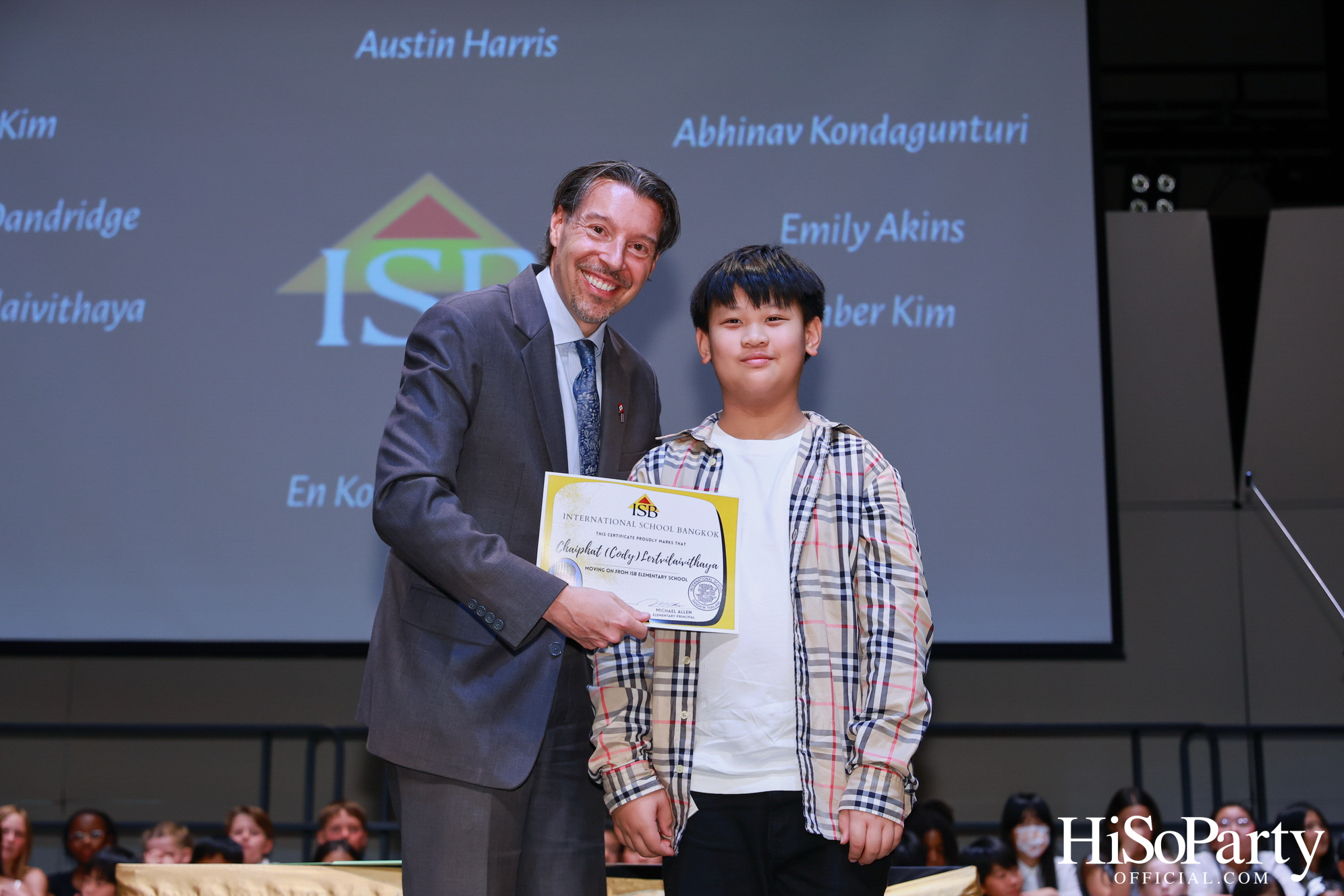 Grade 5 Moving on Ceremony at ISB Cultural Convention Theatre