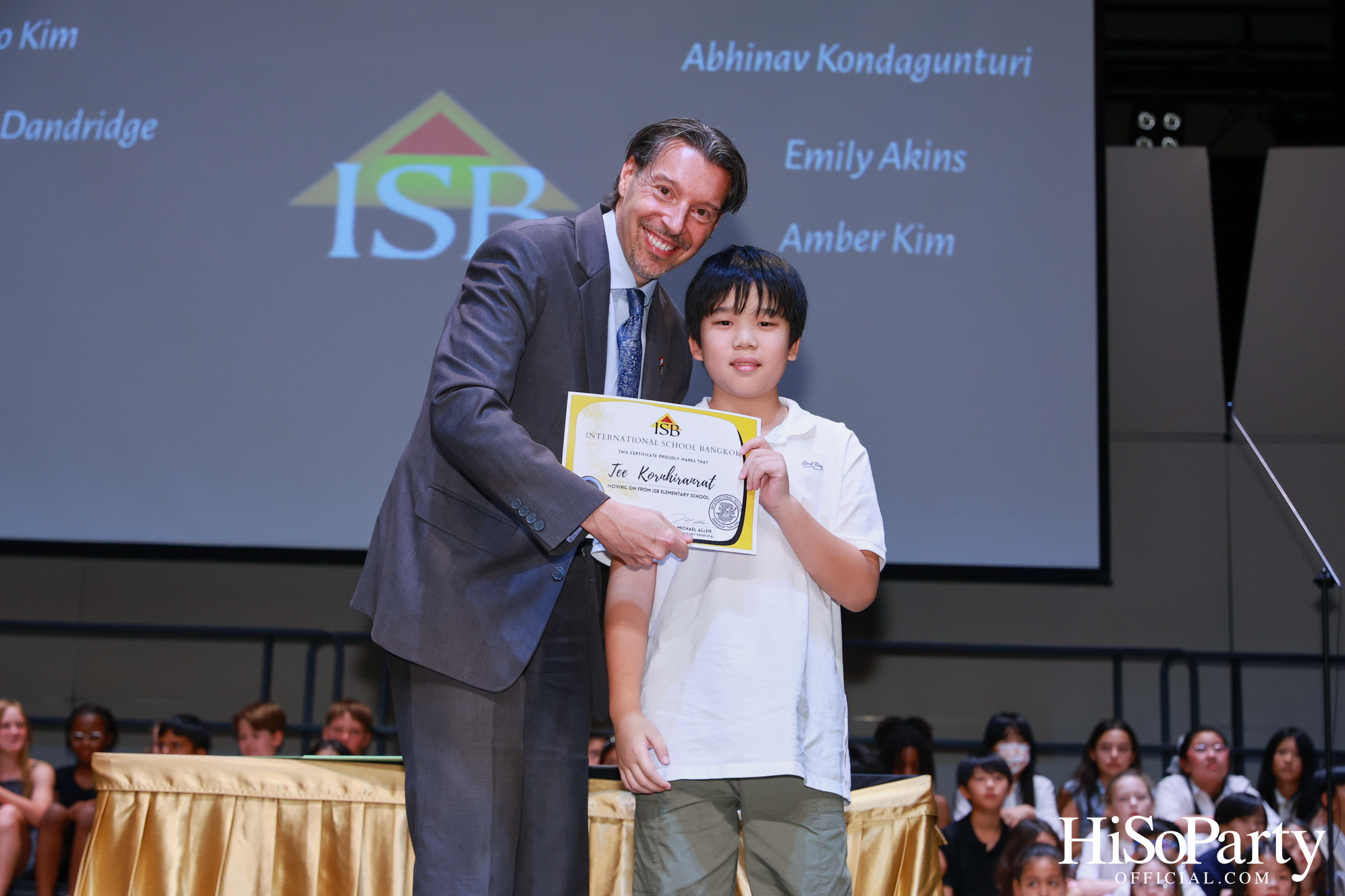 Grade 5 Moving on Ceremony at ISB Cultural Convention Theatre