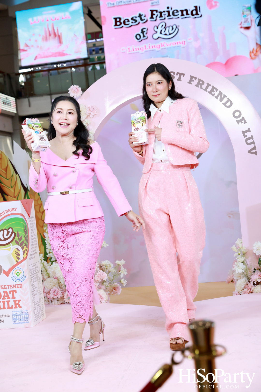 The Official Launch of LUV Oat Milk Thailand and Best Friend of LUV ‘LingLing Kwong’