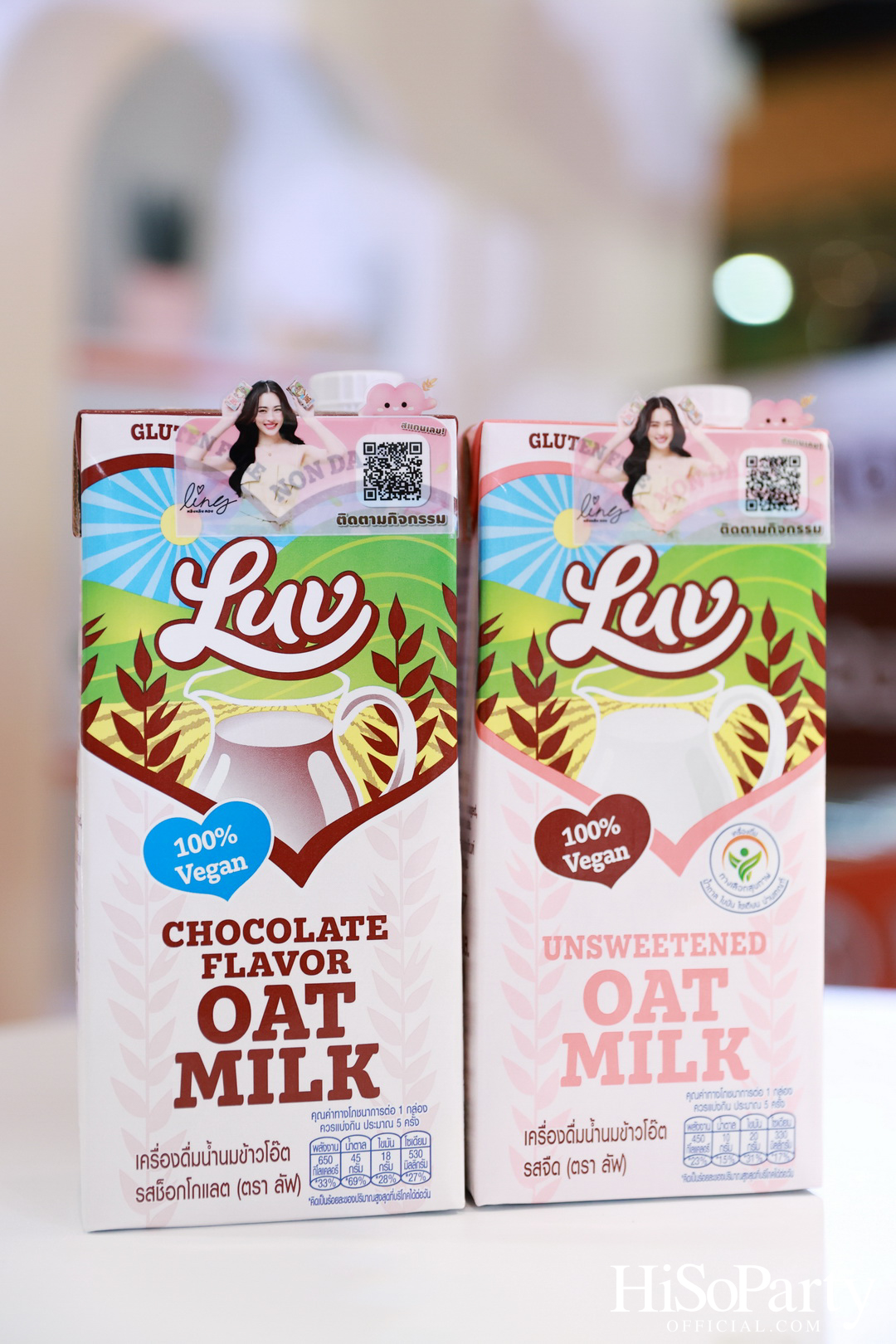 The Official Launch of LUV Oat Milk Thailand and Best Friend of LUV ‘LingLing Kwong’