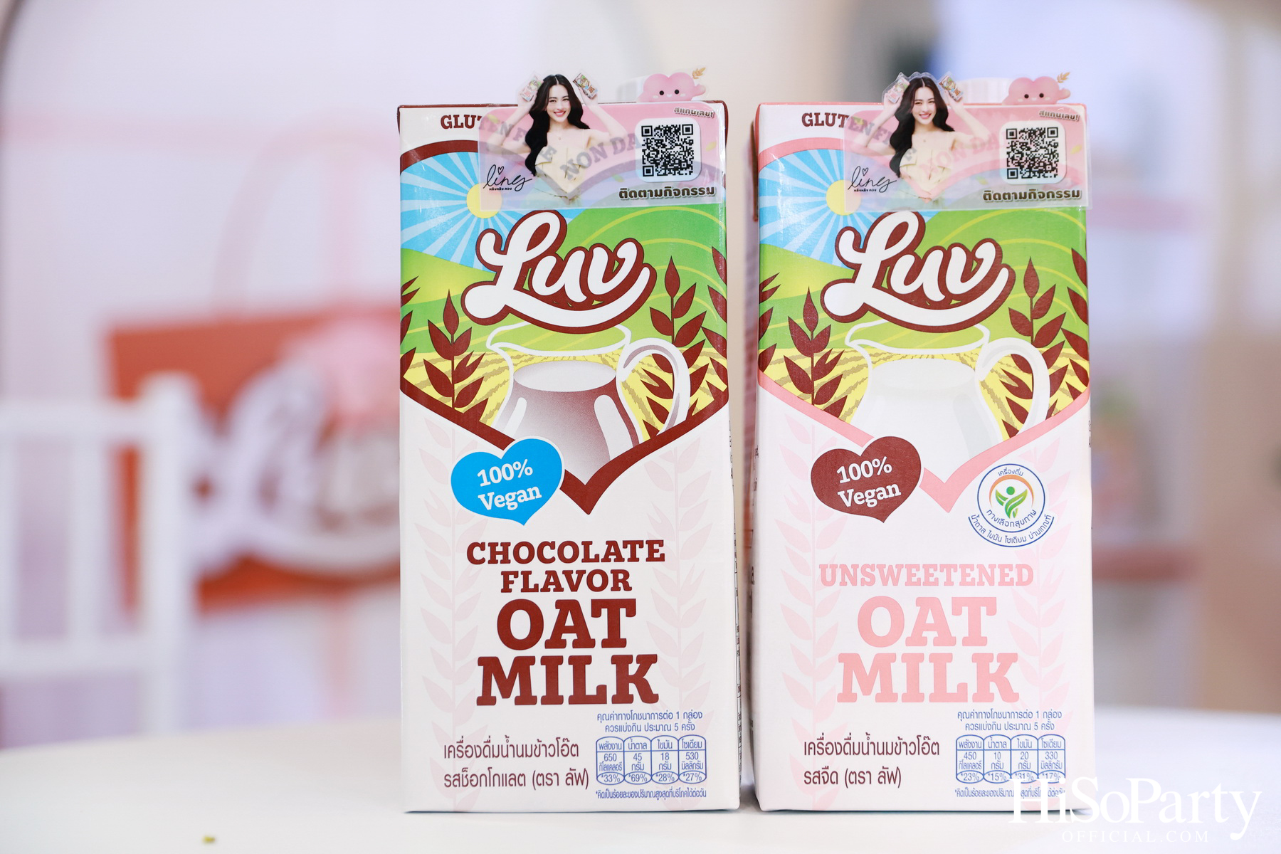 The Official Launch of LUV Oat Milk Thailand and Best Friend of LUV ‘LingLing Kwong’
