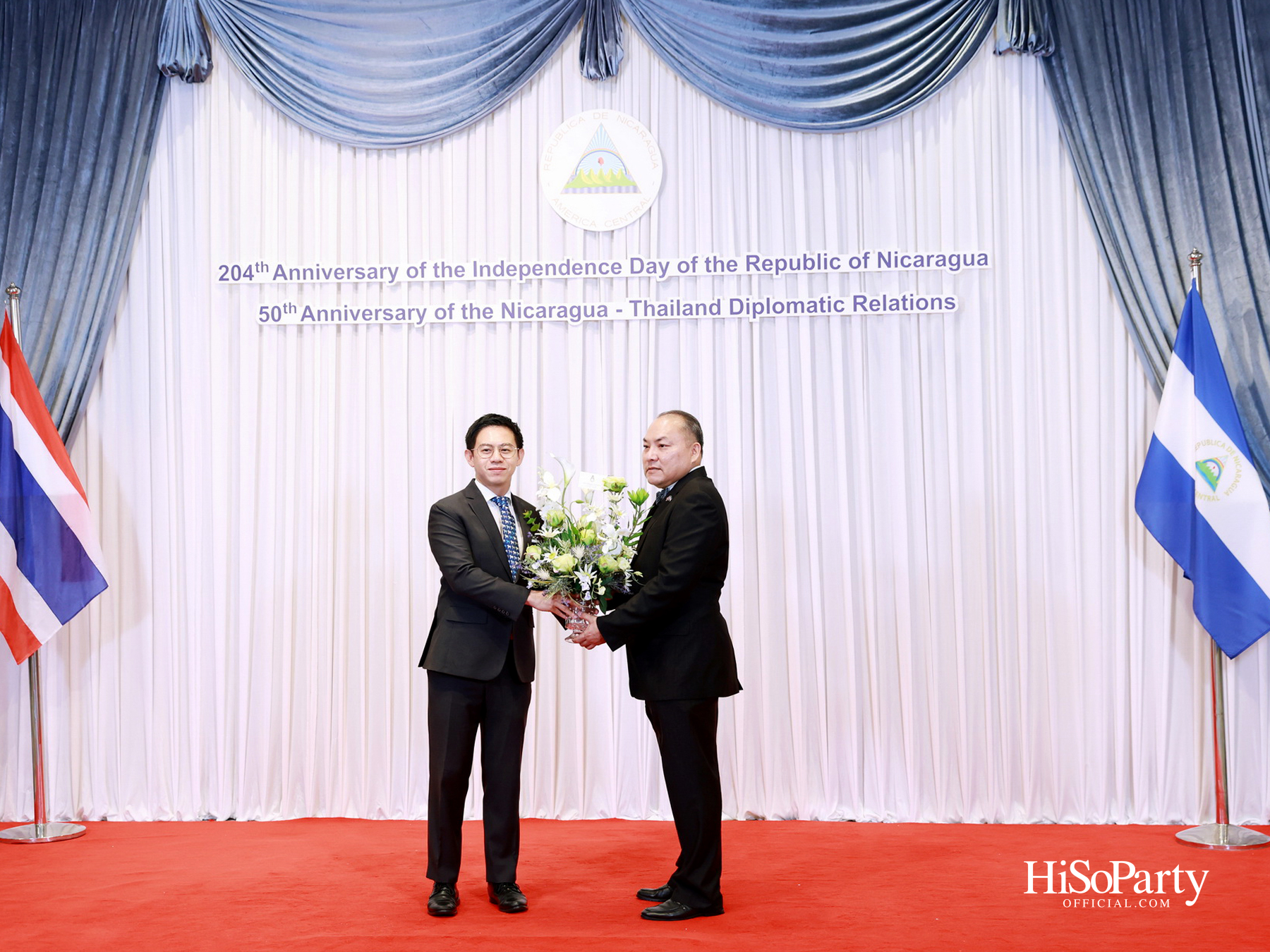 สถานกงสุลใหญ่นิการากัว จัดงานเฉลิมฉลองวันชาติและ 50 ปี ความสัมพันธ์ทางการทูตไทย–นิการากัว ครั้งแรกในประเทศไทย