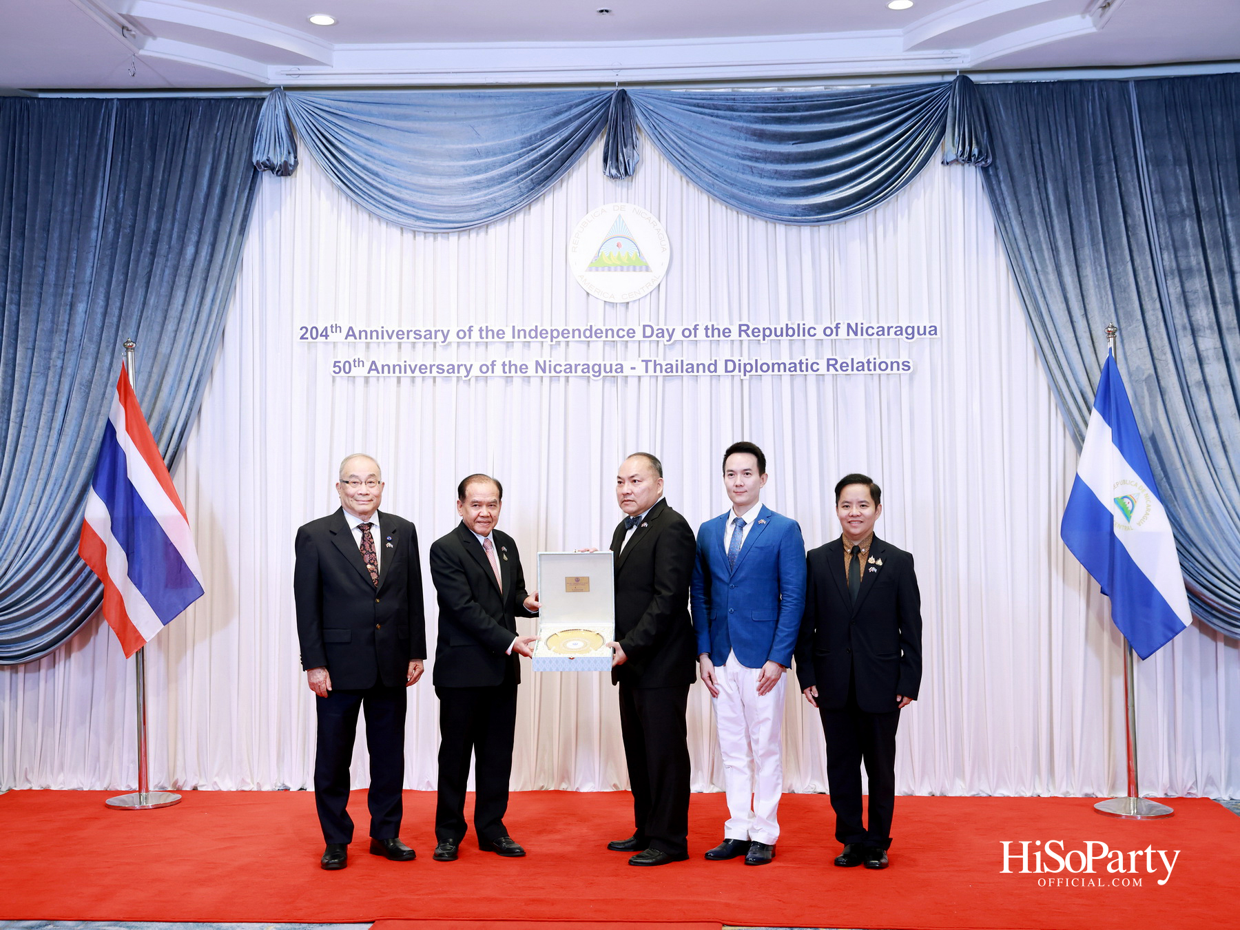 สถานกงสุลใหญ่นิการากัว จัดงานเฉลิมฉลองวันชาติและ 50 ปี ความสัมพันธ์ทางการทูตไทย–นิการากัว ครั้งแรกในประเทศไทย