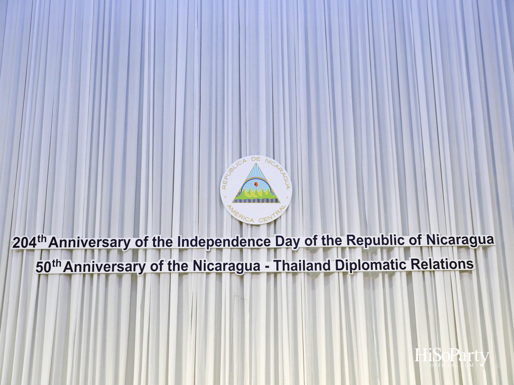 สถานกงสุลใหญ่นิการากัว จัดงานเฉลิมฉลองวันชาติและ 50 ปี ความสัมพันธ์ทางการทูตไทย–นิการากัว ครั้งแรกในประเทศไทย
