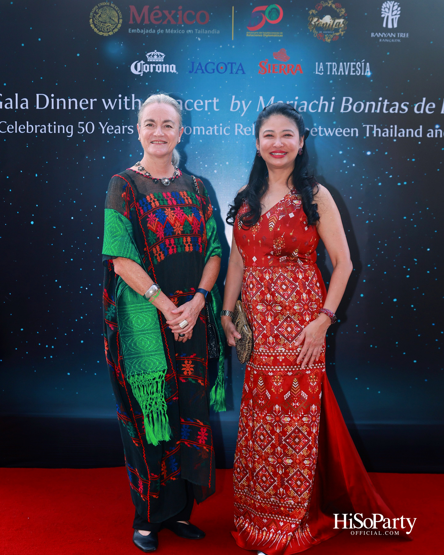 กาล่าดินเนอร์คอนเสิร์ตโดย Mariachi Bonitas de Dinorah บนเรือแซฟฟรอน เฉลิมฉลอง 50 ปี ความสัมพันธ์ทางการทูตไทย–เม็กซิโก