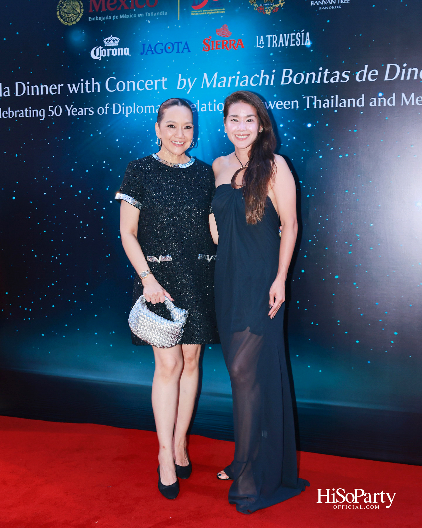 กาล่าดินเนอร์คอนเสิร์ตโดย Mariachi Bonitas de Dinorah บนเรือแซฟฟรอน เฉลิมฉลอง 50 ปี ความสัมพันธ์ทางการทูตไทย–เม็กซิโก