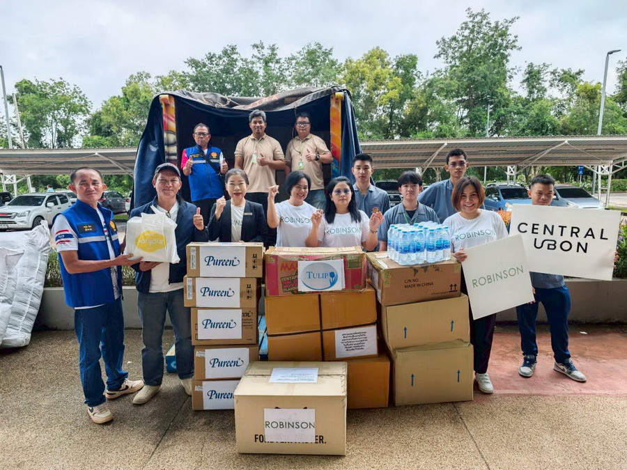 โรบินสัน ผนึกกำลังพันธมิตร ส่งมอบกำลังใจช่วยเหลือผู้ประสบเหตุชายแดนไทย–กัมพูชา