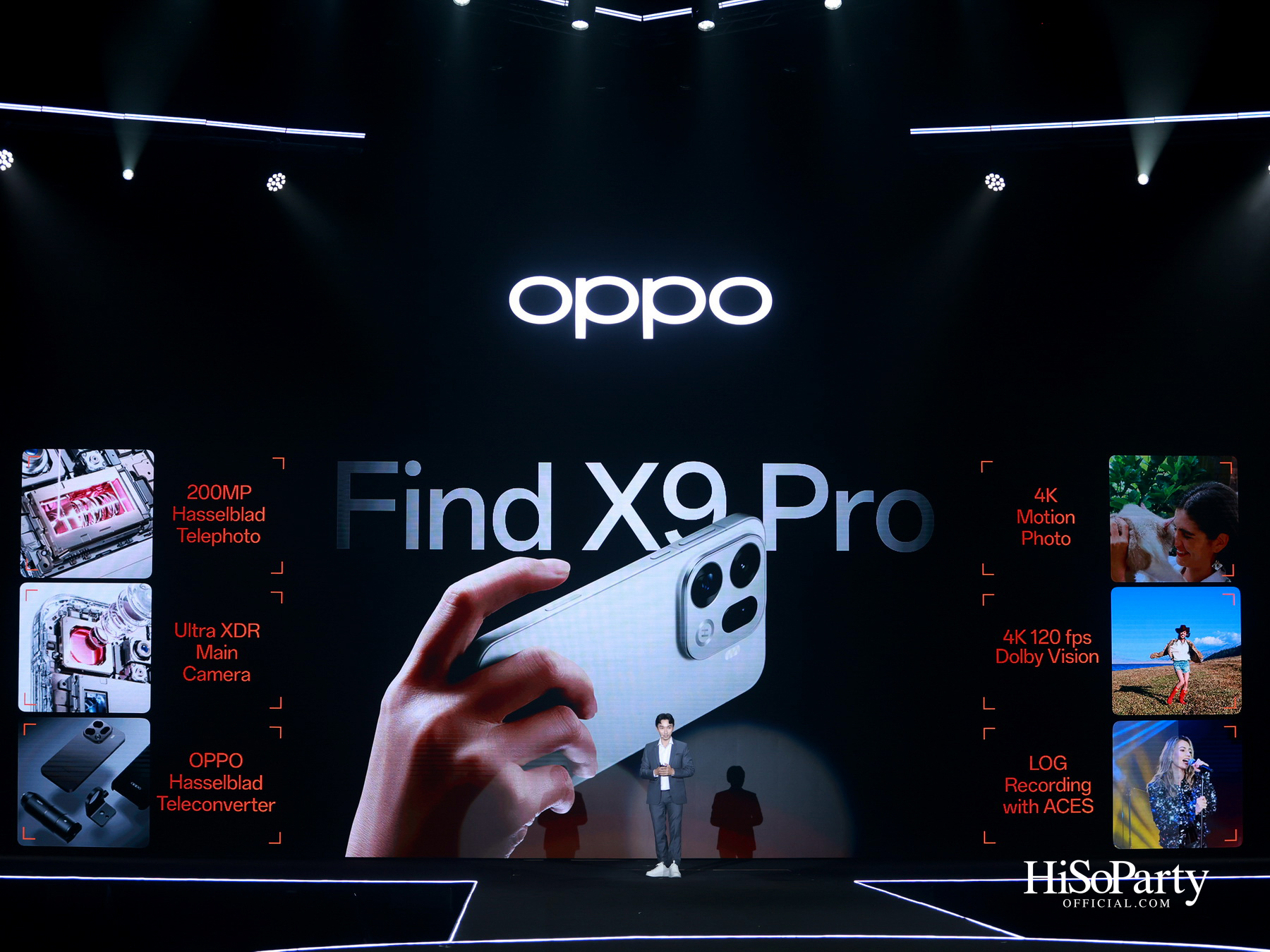 OPPO Find X9 Series สมาร์ตโฟนซูมระดับโปร เปิดประสบการณ์ถ่ายคอนเสิร์ตคมชัด พร้อมศิลปินชั้นนำร่วมทดสอบฟีเจอร์