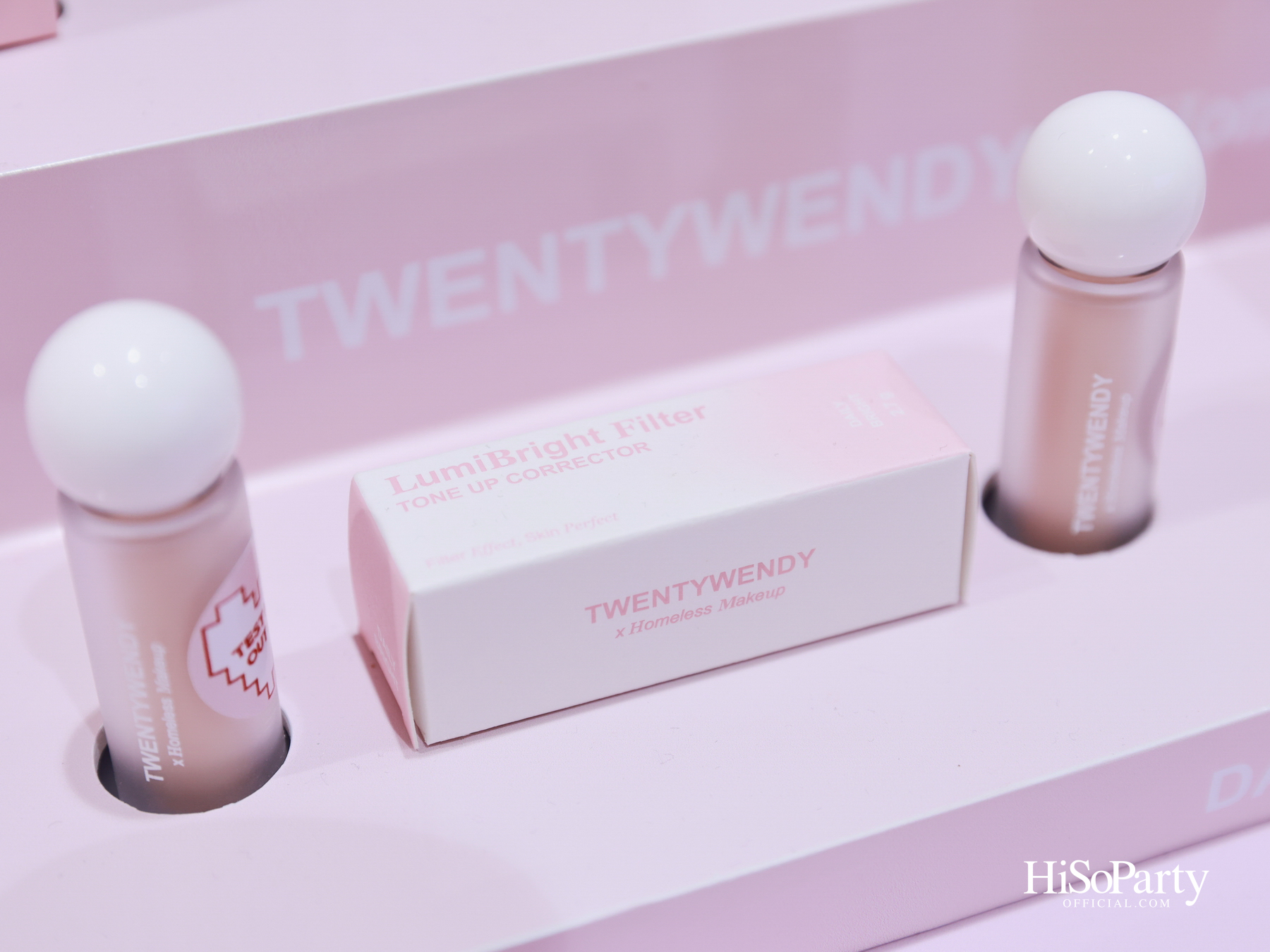 TWENTYWENDY x HOMELESS MAKEUP เปิดตัว ‘LumiBright Filter TONE UP Corrector’ พร้อม POP-UP ที่ Beautrium Siam Square