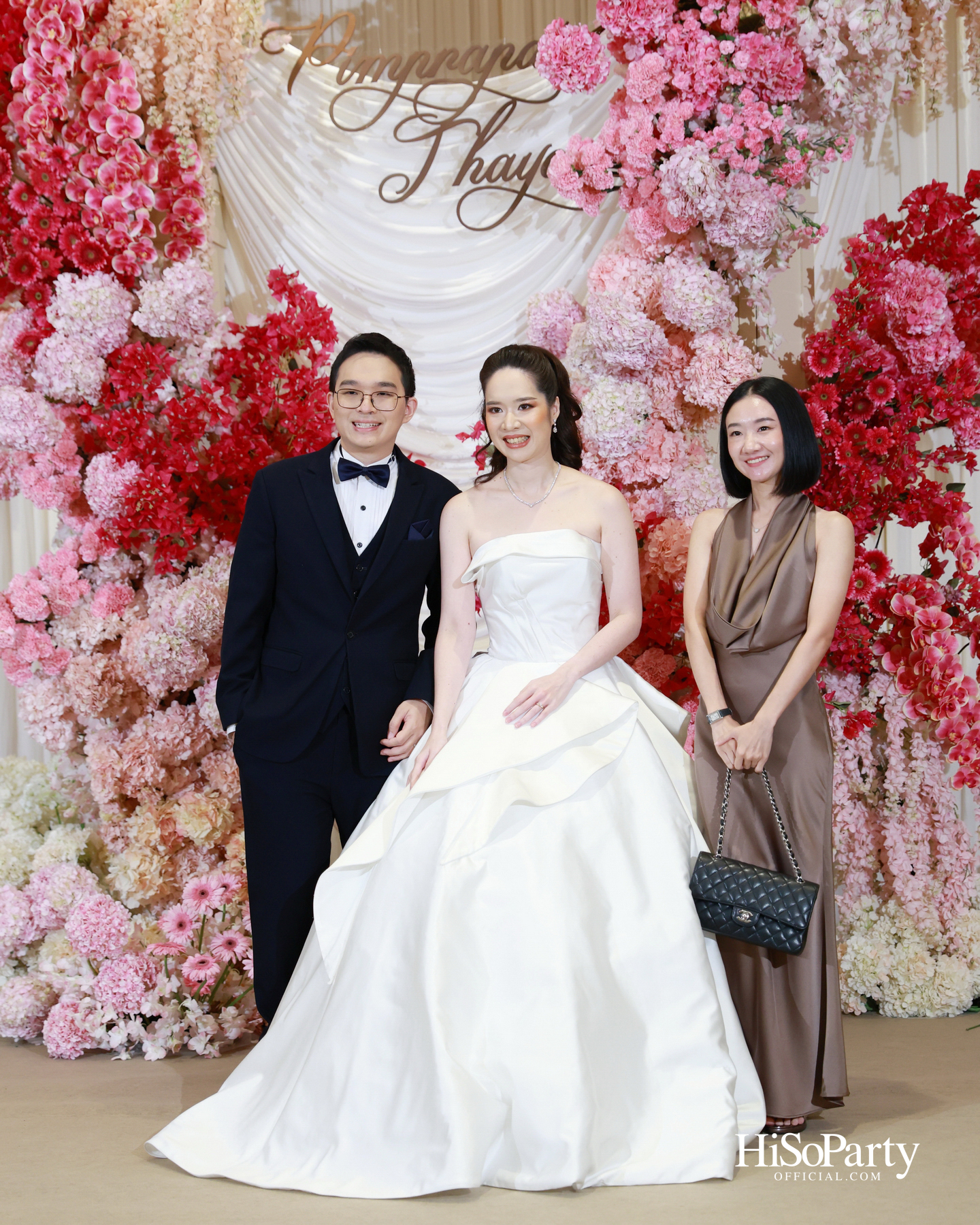 งานฉลองมงคลสมรส คุณพิมพ์ประพัทธ์ สนิทวงศ์ ณ อยุธยา - คุณทยา อุทโยภาศ ณ ดิ แอทธินี โฮเทล แบงค็อก