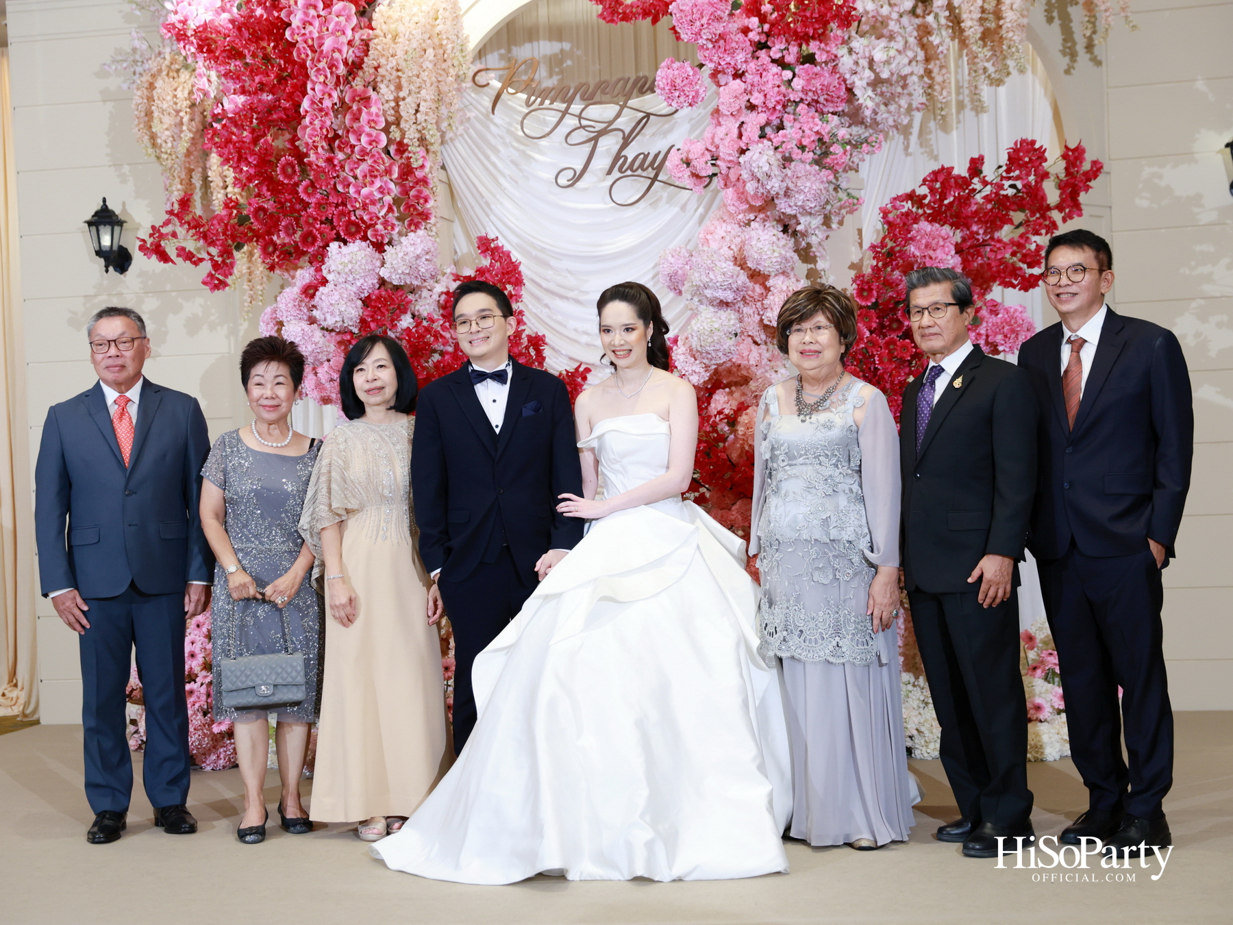 งานฉลองมงคลสมรส คุณพิมพ์ประพัทธ์ สนิทวงศ์ ณ อยุธยา - คุณทยา อุทโยภาศ ณ ดิ แอทธินี โฮเทล แบงค็อก