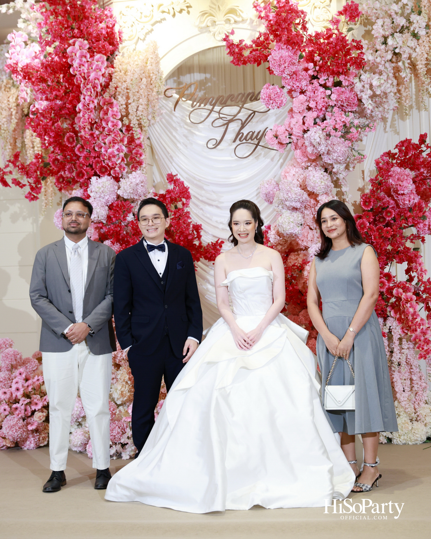 งานฉลองมงคลสมรส คุณพิมพ์ประพัทธ์ สนิทวงศ์ ณ อยุธยา - คุณทยา อุทโยภาศ ณ ดิ แอทธินี โฮเทล แบงค็อก