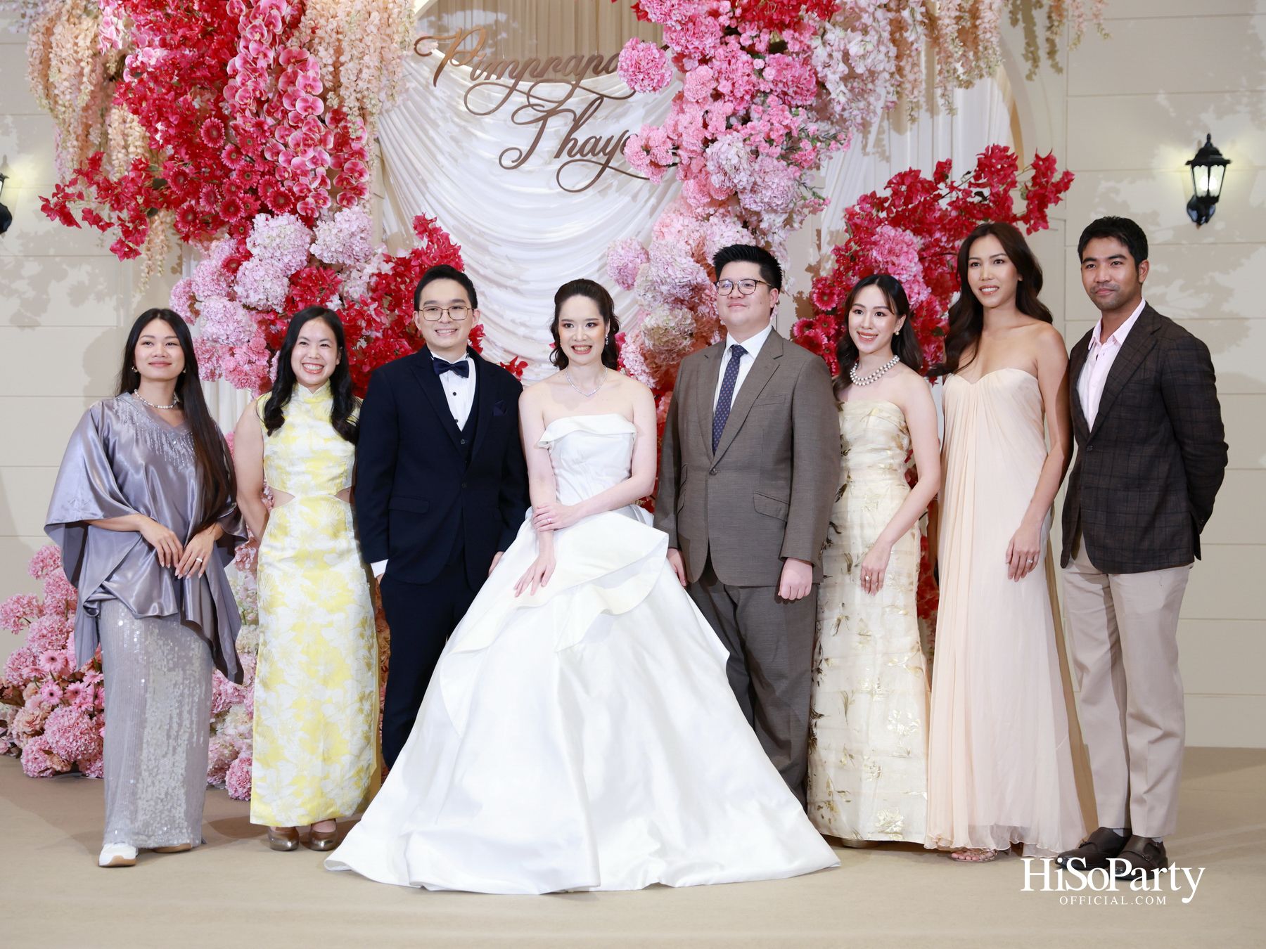 งานฉลองมงคลสมรส คุณพิมพ์ประพัทธ์ สนิทวงศ์ ณ อยุธยา - คุณทยา อุทโยภาศ ณ ดิ แอทธินี โฮเทล แบงค็อก