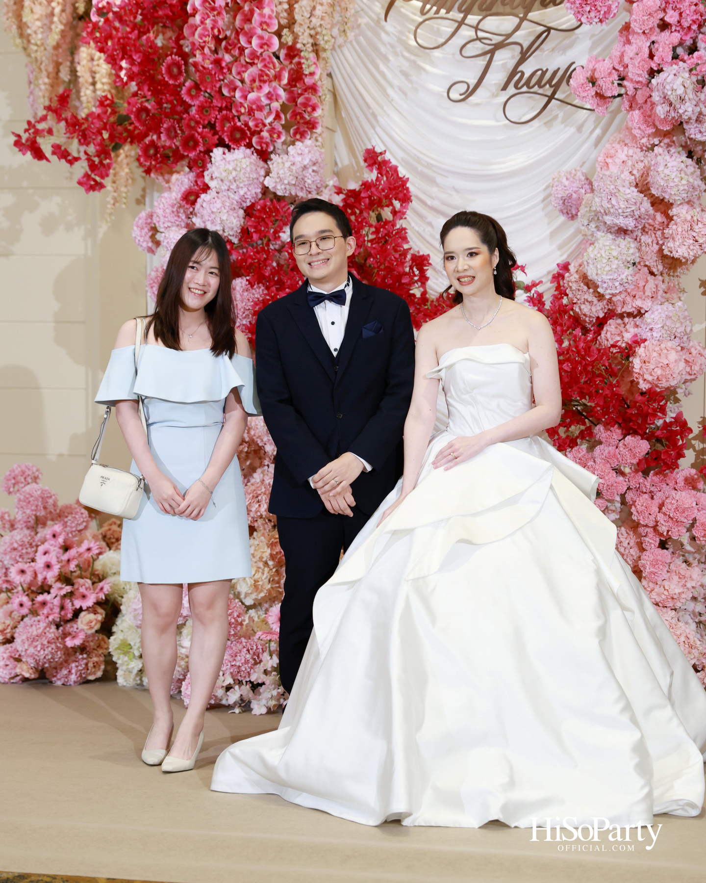 งานฉลองมงคลสมรส คุณพิมพ์ประพัทธ์ สนิทวงศ์ ณ อยุธยา - คุณทยา อุทโยภาศ ณ ดิ แอทธินี โฮเทล แบงค็อก