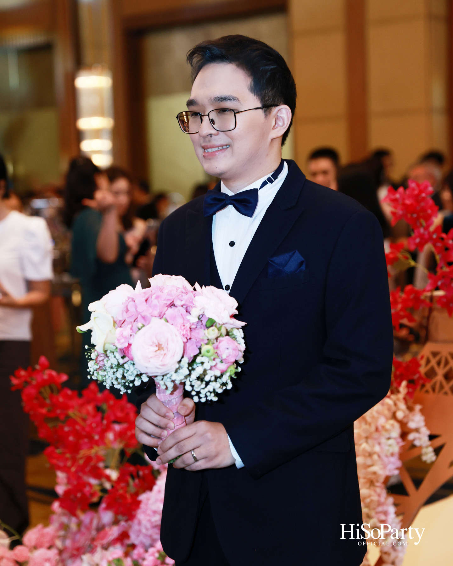 งานฉลองมงคลสมรส คุณพิมพ์ประพัทธ์ สนิทวงศ์ ณ อยุธยา - คุณทยา อุทโยภาศ ณ ดิ แอทธินี โฮเทล แบงค็อก