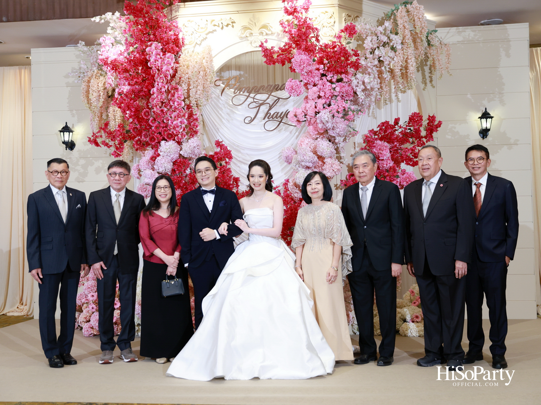 งานฉลองมงคลสมรส คุณพิมพ์ประพัทธ์ สนิทวงศ์ ณ อยุธยา - คุณทยา อุทโยภาศ ณ ดิ แอทธินี โฮเทล แบงค็อก