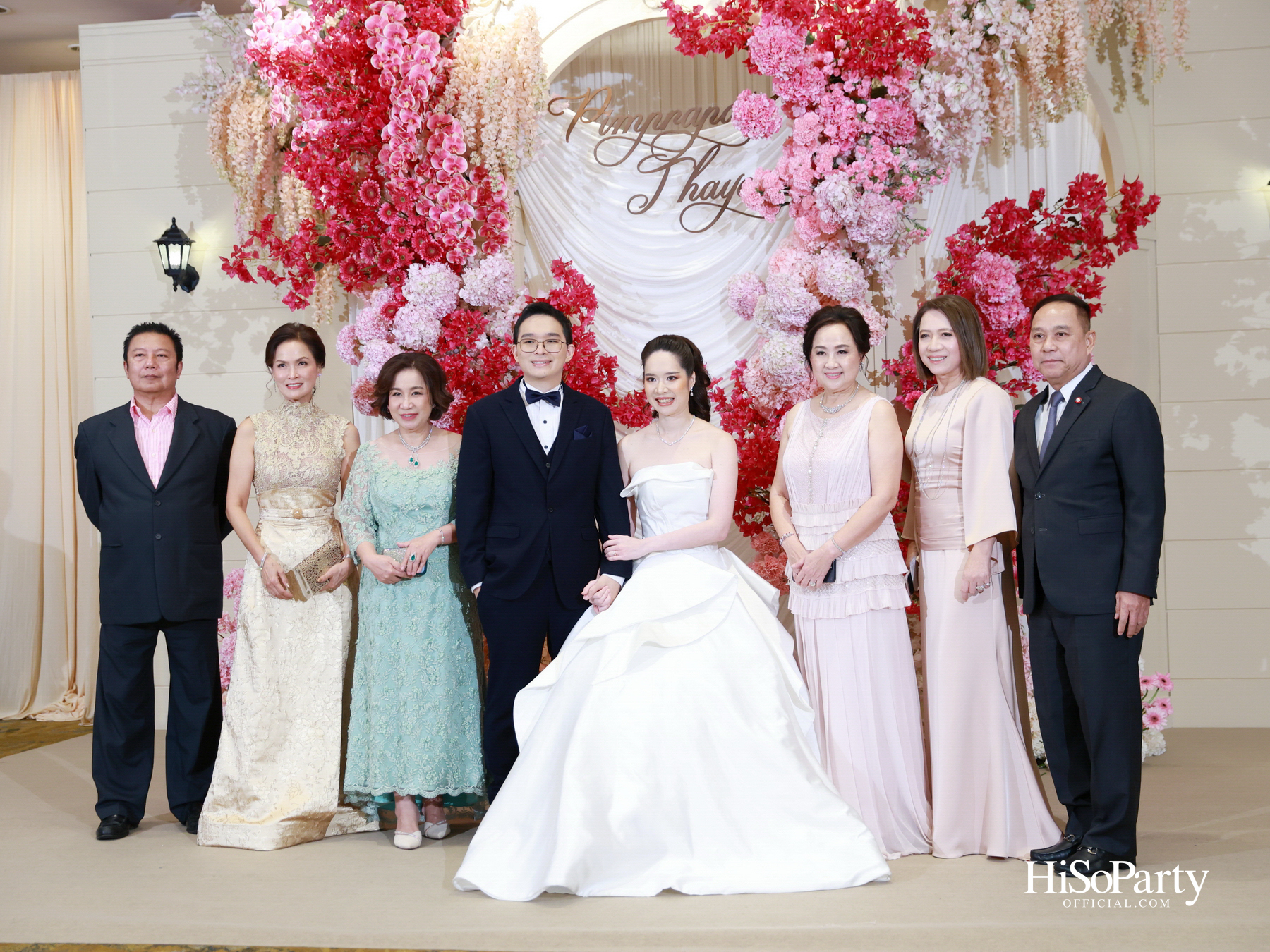 งานฉลองมงคลสมรส คุณพิมพ์ประพัทธ์ สนิทวงศ์ ณ อยุธยา - คุณทยา อุทโยภาศ ณ ดิ แอทธินี โฮเทล แบงค็อก