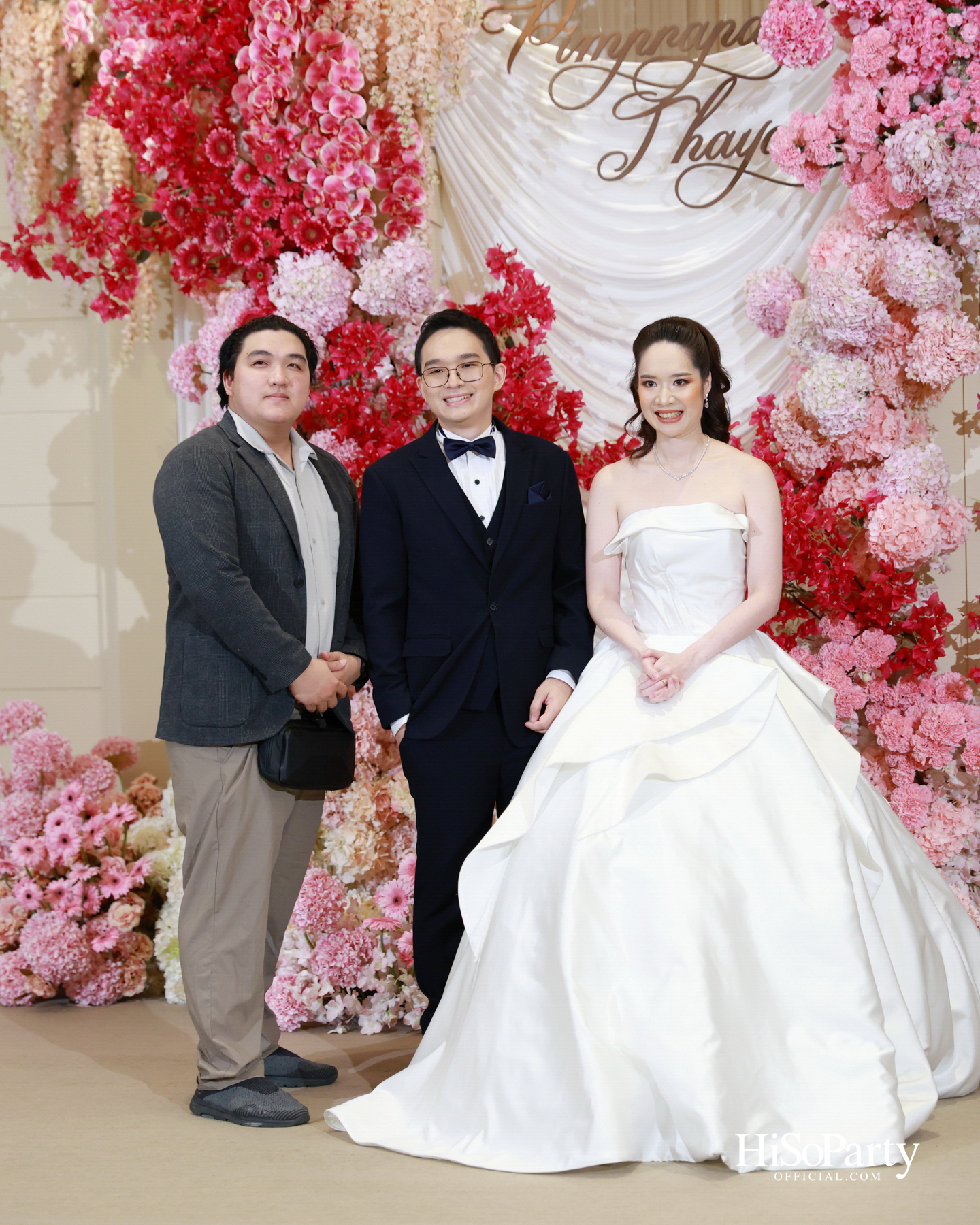 งานฉลองมงคลสมรส คุณพิมพ์ประพัทธ์ สนิทวงศ์ ณ อยุธยา - คุณทยา อุทโยภาศ ณ ดิ แอทธินี โฮเทล แบงค็อก