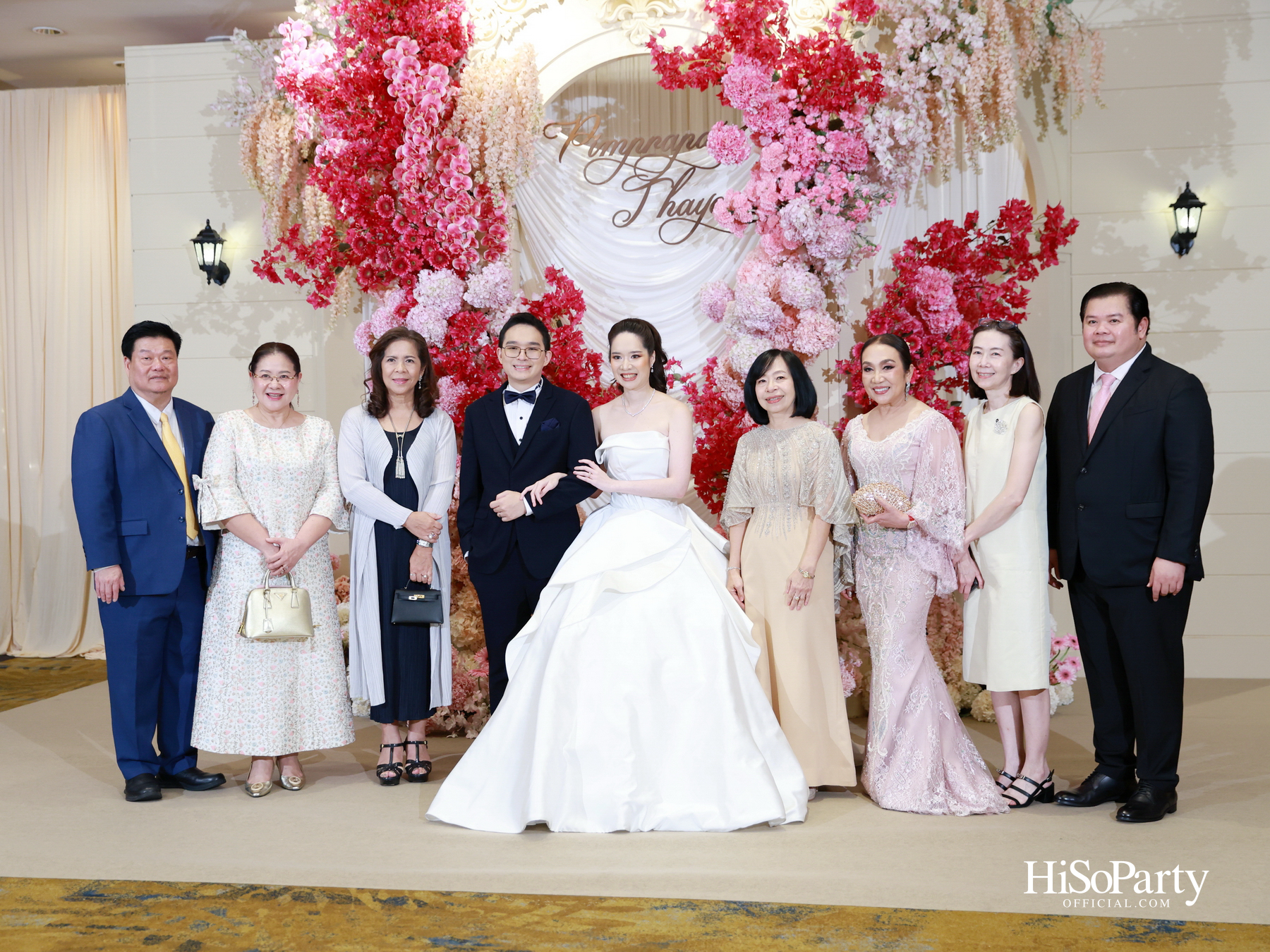 งานฉลองมงคลสมรส คุณพิมพ์ประพัทธ์ สนิทวงศ์ ณ อยุธยา - คุณทยา อุทโยภาศ ณ ดิ แอทธินี โฮเทล แบงค็อก