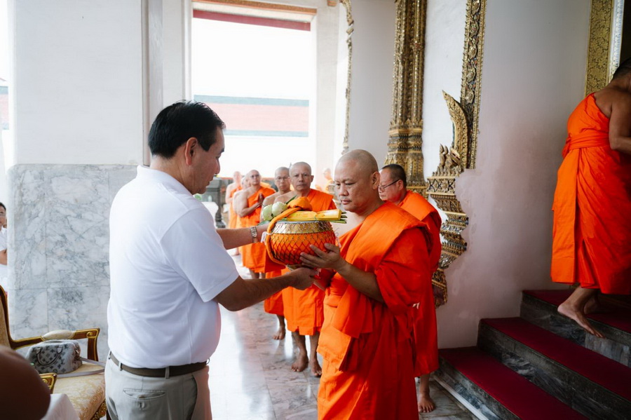 GULF จัดบรรพชาอุปสมบทหมู่ ถวายเป็นพระราชกุศล แด่สมเด็จพระนางเจ้าสิริกิติ์พระบรมราชินีนาถ พระบรมราชชนนีพันปีหลวง ณ วัดสระเกศราชวรมหาวิหาร