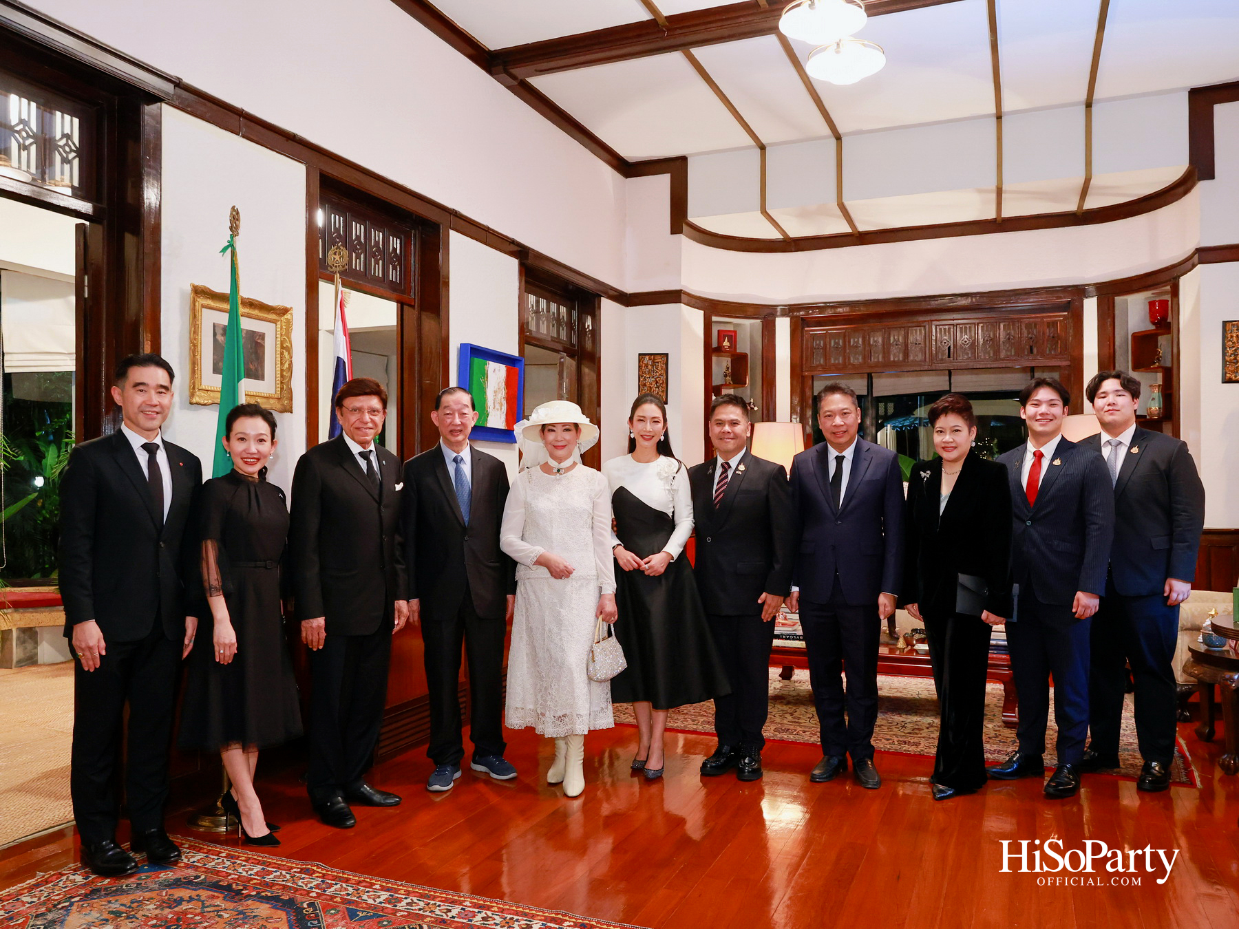 เอกอัครราชทูตอิตาลีเป็นเจ้าภาพมอบเครื่องราชอิสริยาภรณ์ Officer of the Order of Merit of the Italian Republic แด่ คุณวราวุธ ศิลปอาชา