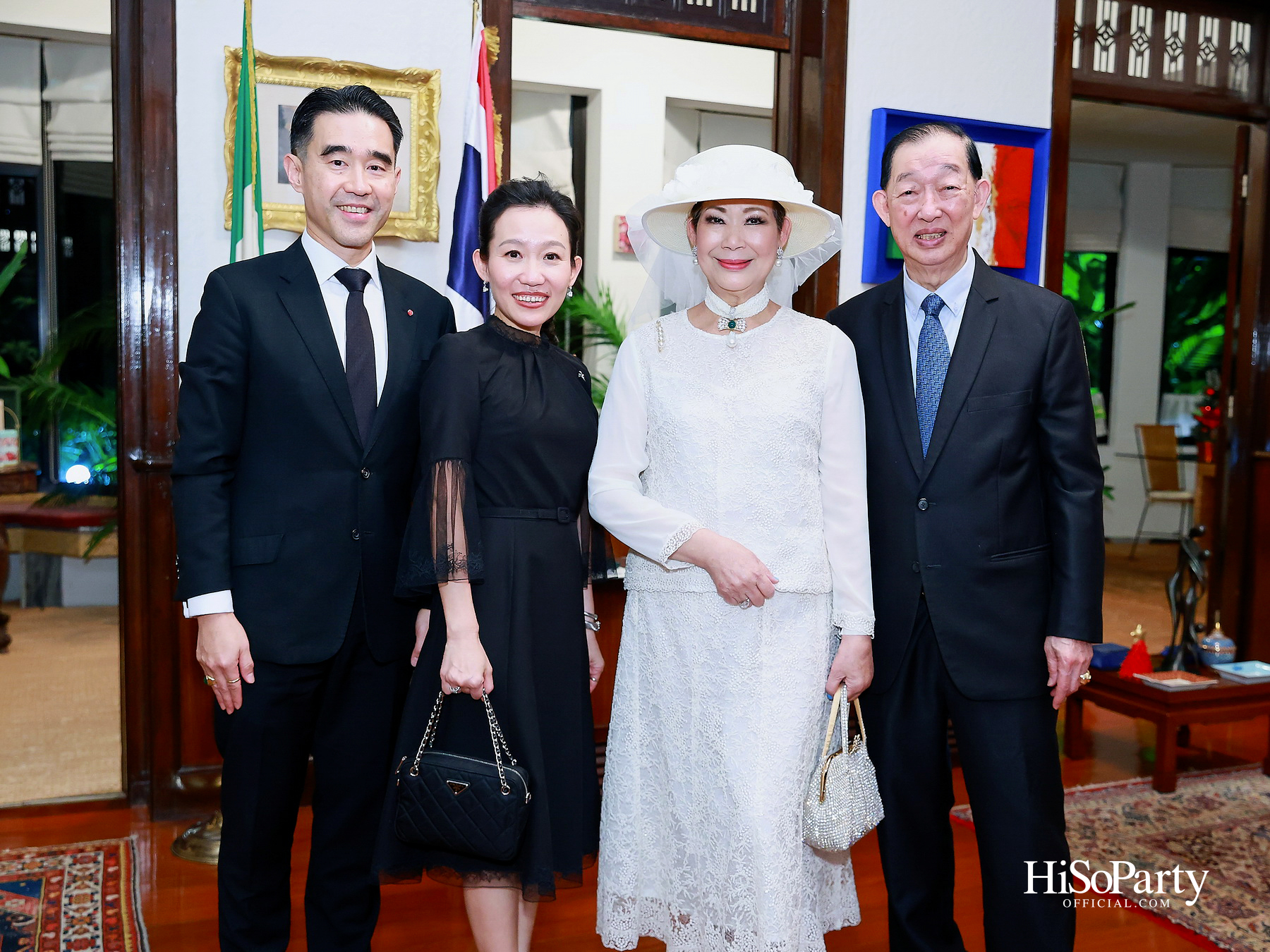 เอกอัครราชทูตอิตาลีเป็นเจ้าภาพมอบเครื่องราชอิสริยาภรณ์ Officer of the Order of Merit of the Italian Republic แด่ คุณวราวุธ ศิลปอาชา