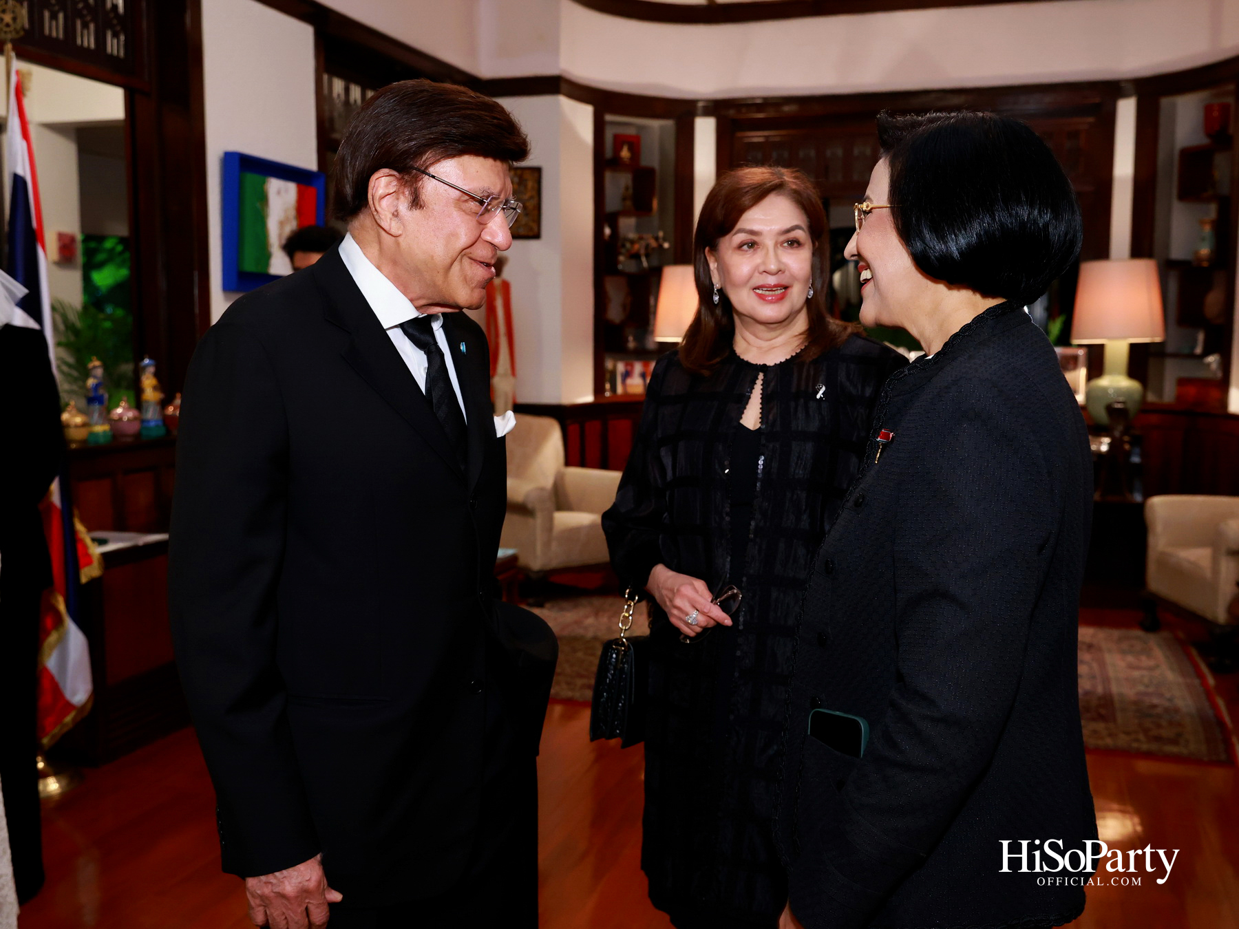 เอกอัครราชทูตอิตาลีเป็นเจ้าภาพมอบเครื่องราชอิสริยาภรณ์ Officer of the Order of Merit of the Italian Republic แด่ คุณวราวุธ ศิลปอาชา