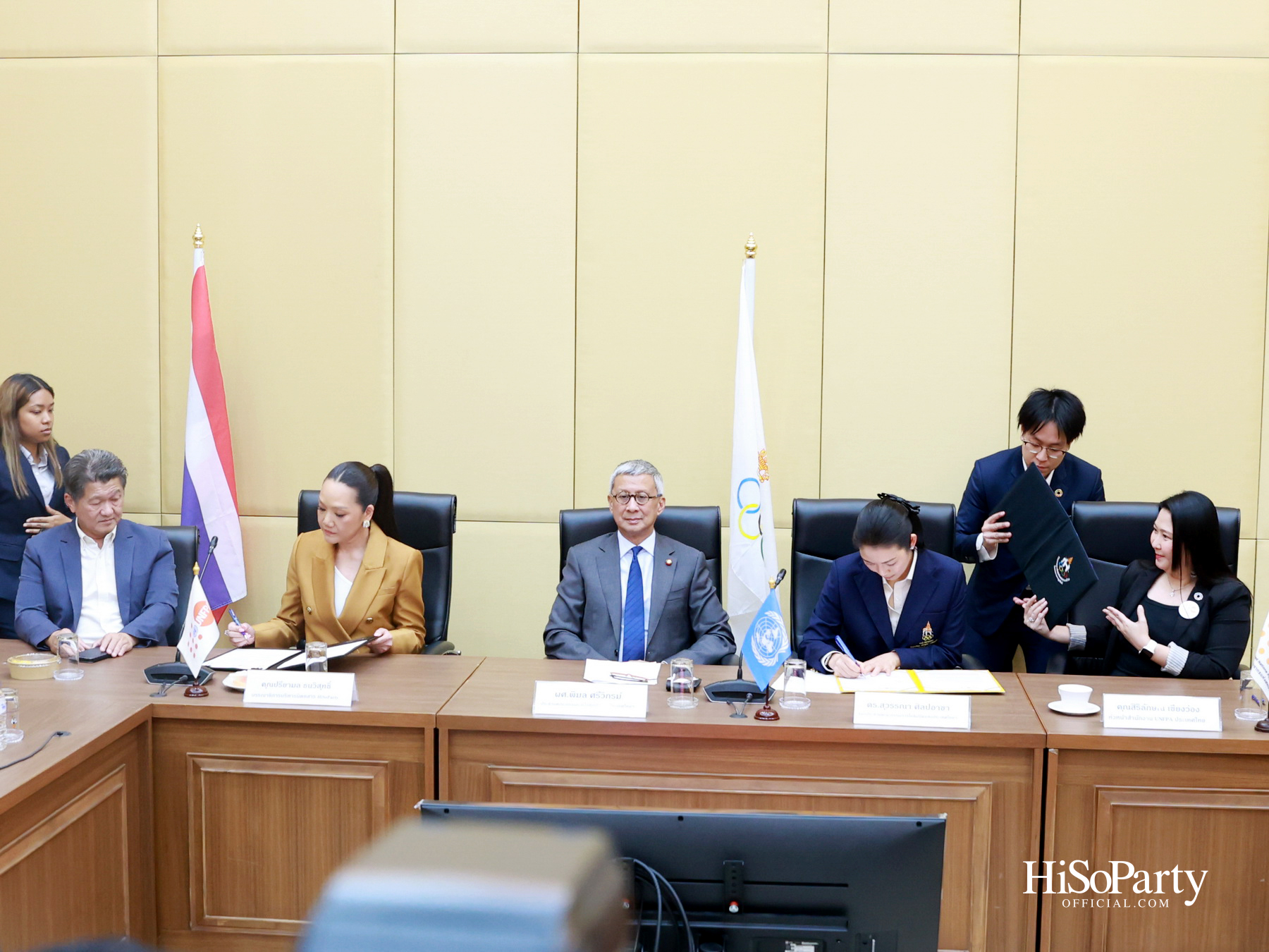 UNFPA ร่วมกับ คณะกรรมการโอลิมปิกแห่งประเทศไทย และ HiSoParty Magazine ลงนาม MOU ยกระดับ ‘Safeguarding in Sport’