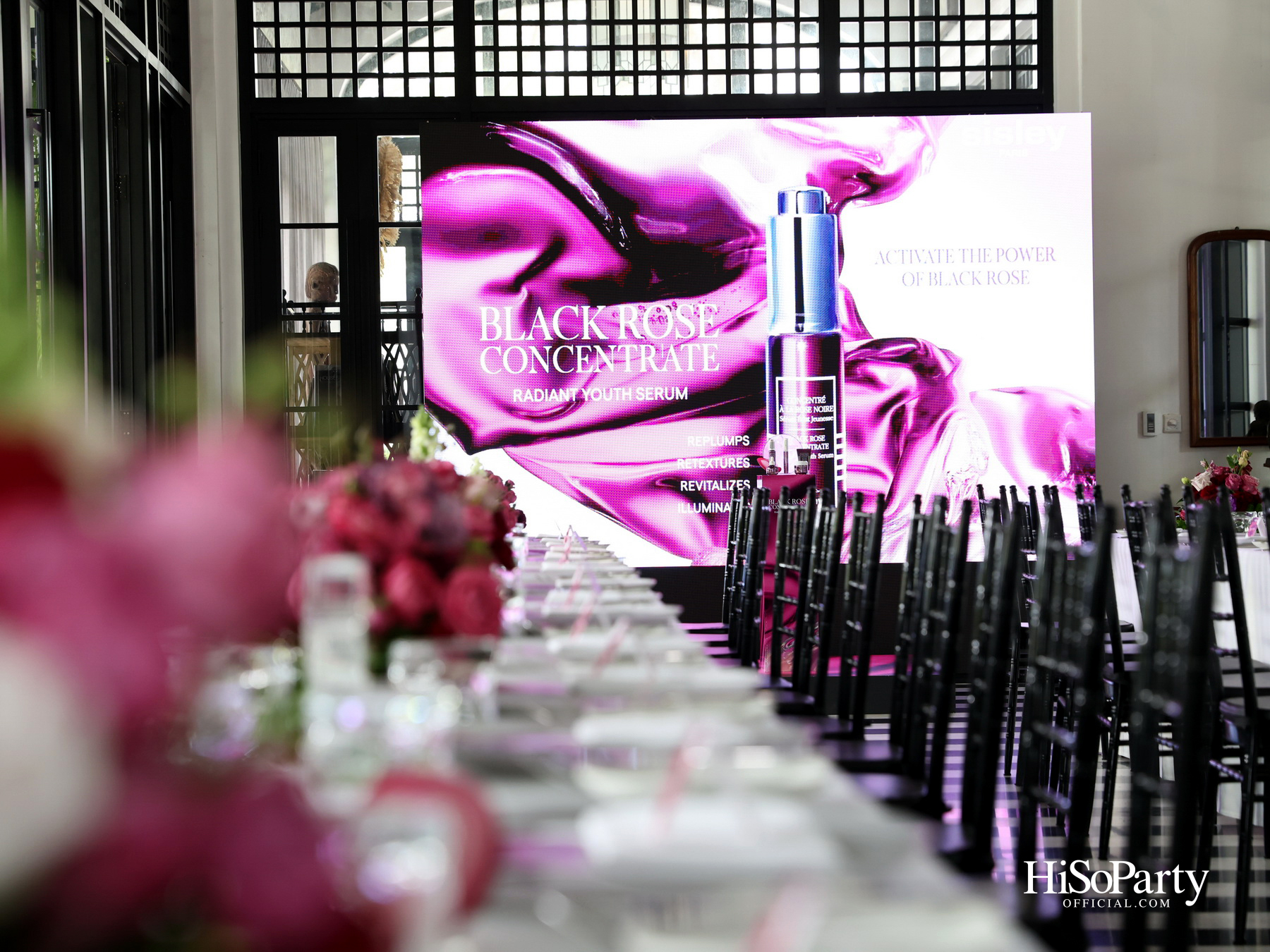‘Black Rose Concentrate Radiant Youth Serum’ นวัตกรรมล่าสุดจาก Sisley เปิดตัวอย่างเอ็กซ์คลูซีฟ ณ The Siam Hotel