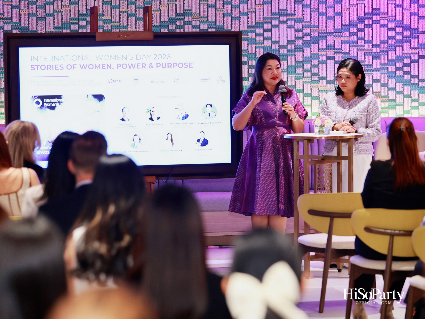 อมารี กรุงเทพฯ และ ออนิกซ์ ฮอสพิทาลิตี้ กรุ๊ป เฉลิมฉลองวันสตรีสากล ภายใต้แนวคิด ‘Stories of Women, Power & Purpose’