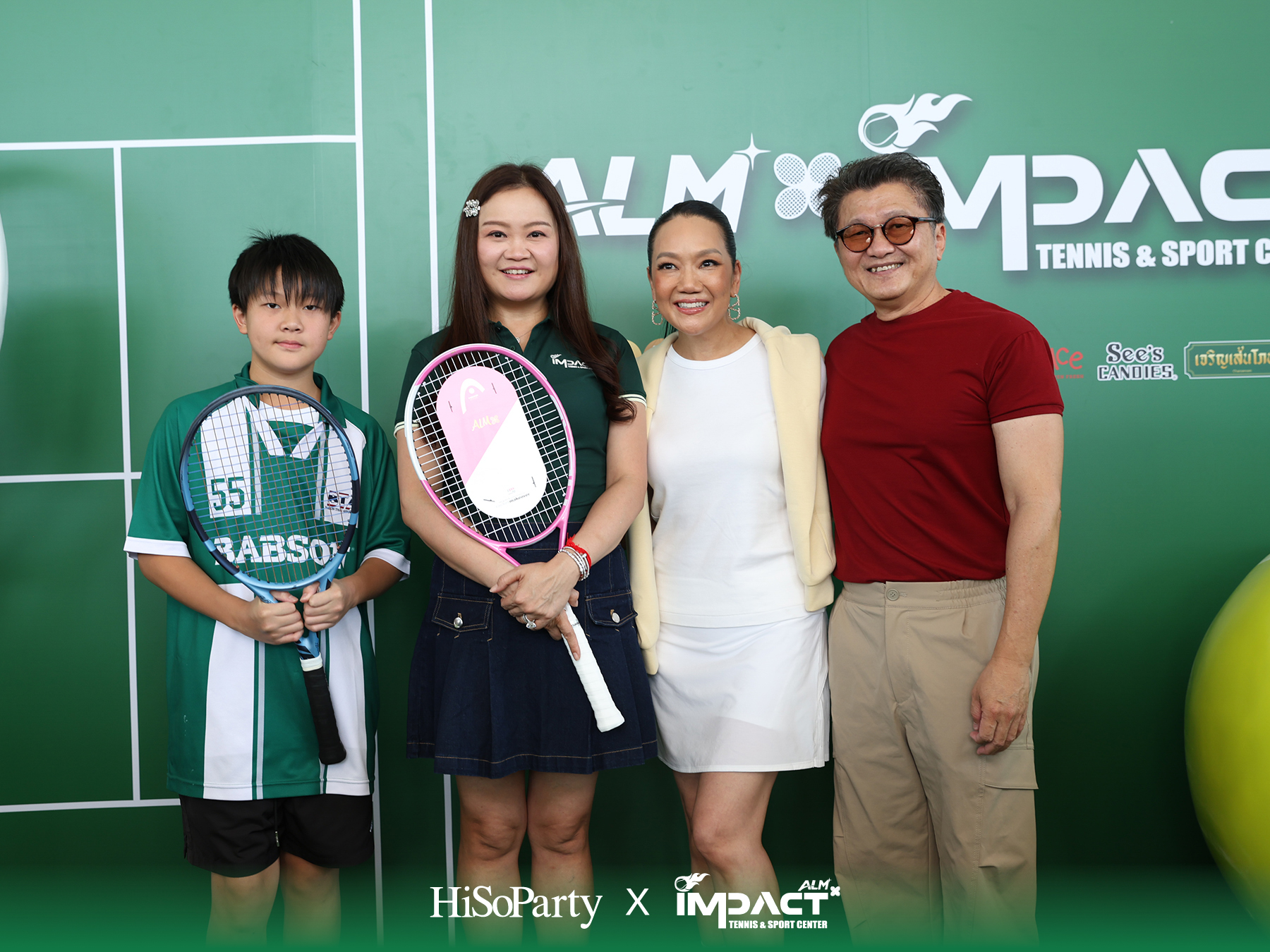 ALM x IMPACT Tennis & Sport Center จัดพิธีเปิดอย่างเป็นทางการ รวมตำนานนักเทนนิสไทยและดาวรุ่งร่วมสร้างสีสันครั้งสำคัญ