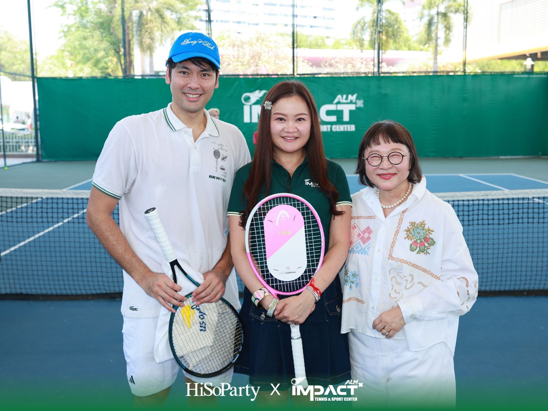 ALM x IMPACT Tennis & Sport Center จัดพิธีเปิดอย่างเป็นทางการ รวมตำนานนักเทนนิสไทยและดาวรุ่งร่วมสร้างสีสันครั้งสำคัญ