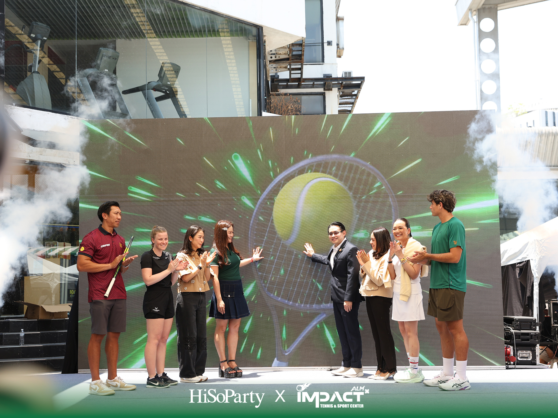 ALM x IMPACT Tennis & Sport Center จัดพิธีเปิดอย่างเป็นทางการ รวมตำนานนักเทนนิสไทยและดาวรุ่งร่วมสร้างสีสันครั้งสำคัญ