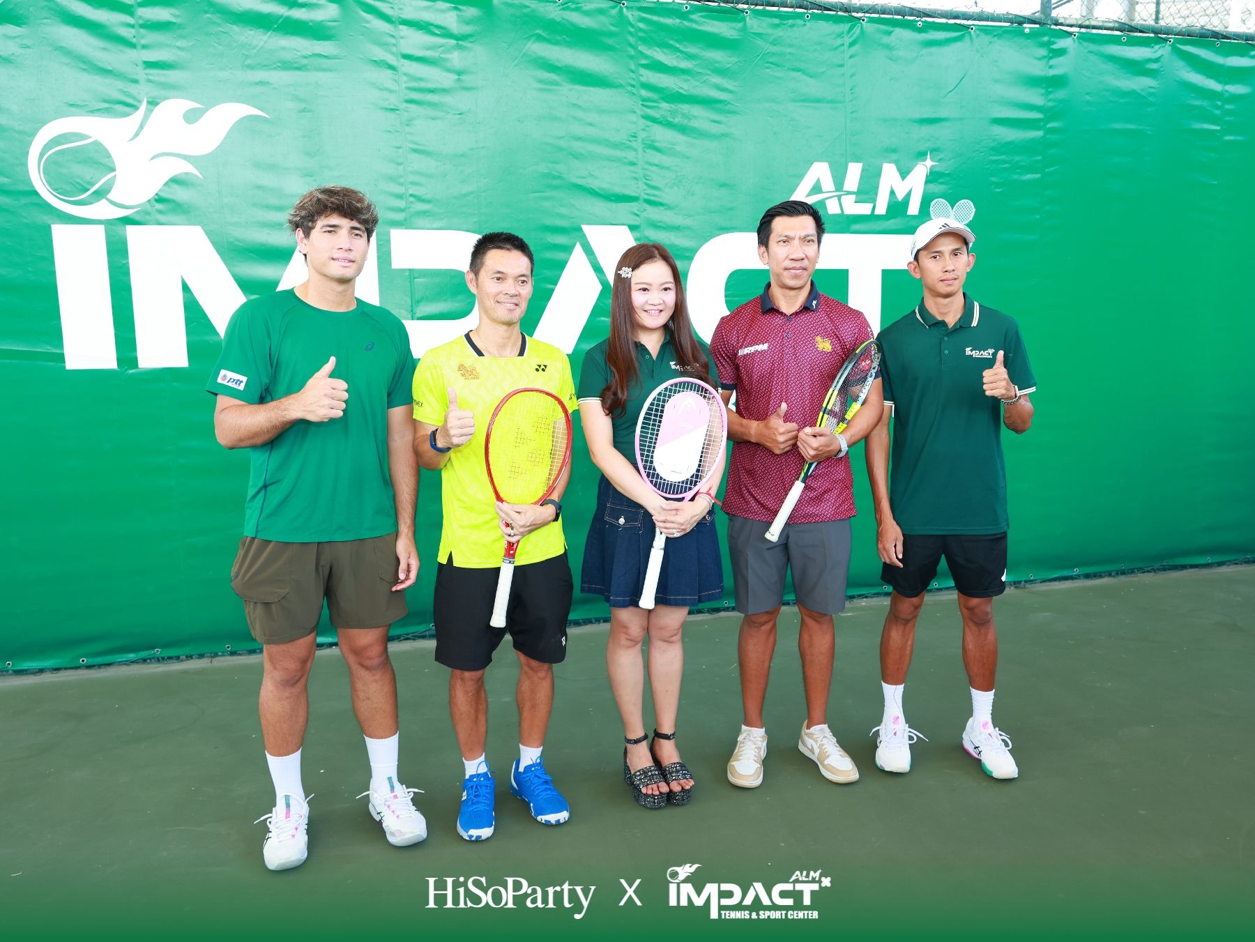 ALM x IMPACT Tennis & Sport Center จัดพิธีเปิดอย่างเป็นทางการ รวมตำนานนักเทนนิสไทยและดาวรุ่งร่วมสร้างสีสันครั้งสำคัญ