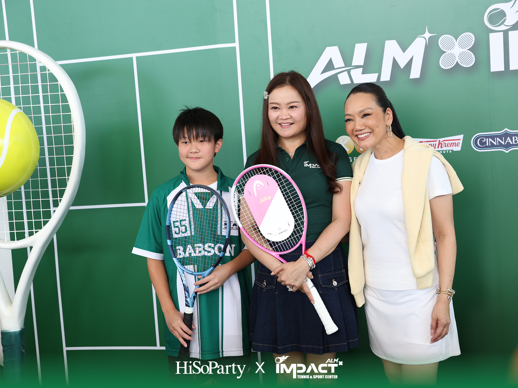 ALM x IMPACT Tennis & Sport Center จัดพิธีเปิดอย่างเป็นทางการ รวมตำนานนักเทนนิสไทยและดาวรุ่งร่วมสร้างสีสันครั้งสำคัญ