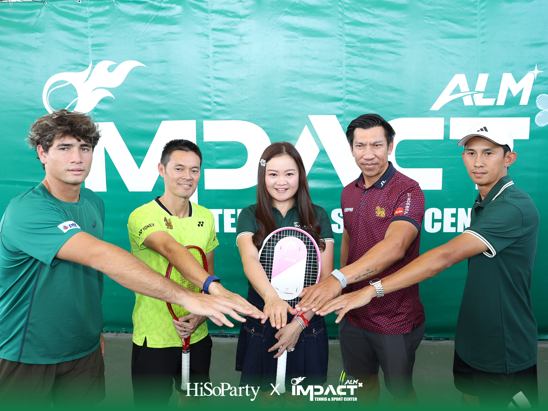 ALM x IMPACT Tennis & Sport Center จัดพิธีเปิดอย่างเป็นทางการ รวมตำนานนักเทนนิสไทยและดาวรุ่งร่วมสร้างสีสันครั้งสำคัญ