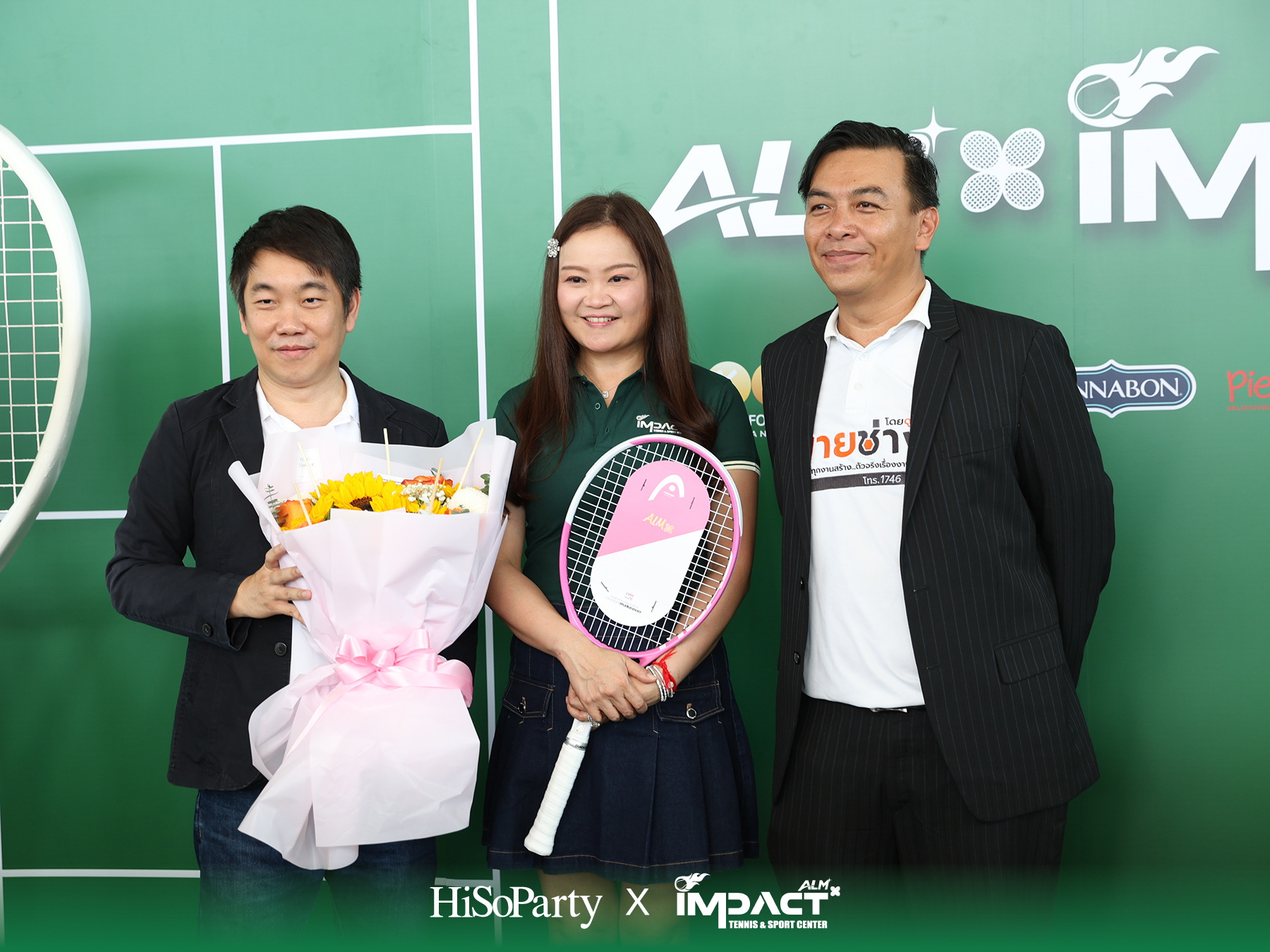 ALM x IMPACT Tennis & Sport Center จัดพิธีเปิดอย่างเป็นทางการ รวมตำนานนักเทนนิสไทยและดาวรุ่งร่วมสร้างสีสันครั้งสำคัญ