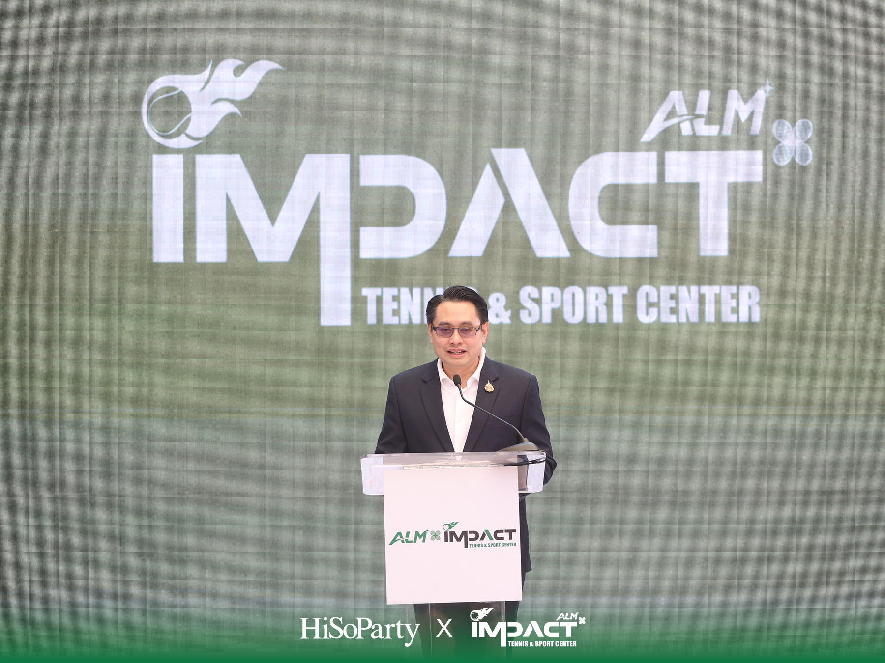 ALM x IMPACT Tennis & Sport Center จัดพิธีเปิดอย่างเป็นทางการ รวมตำนานนักเทนนิสไทยและดาวรุ่งร่วมสร้างสีสันครั้งสำคัญ