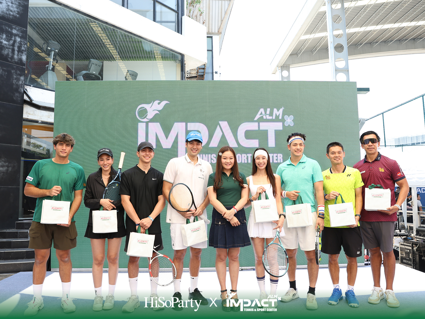 ALM x IMPACT Tennis & Sport Center จัดพิธีเปิดอย่างเป็นทางการ รวมตำนานนักเทนนิสไทยและดาวรุ่งร่วมสร้างสีสันครั้งสำคัญ