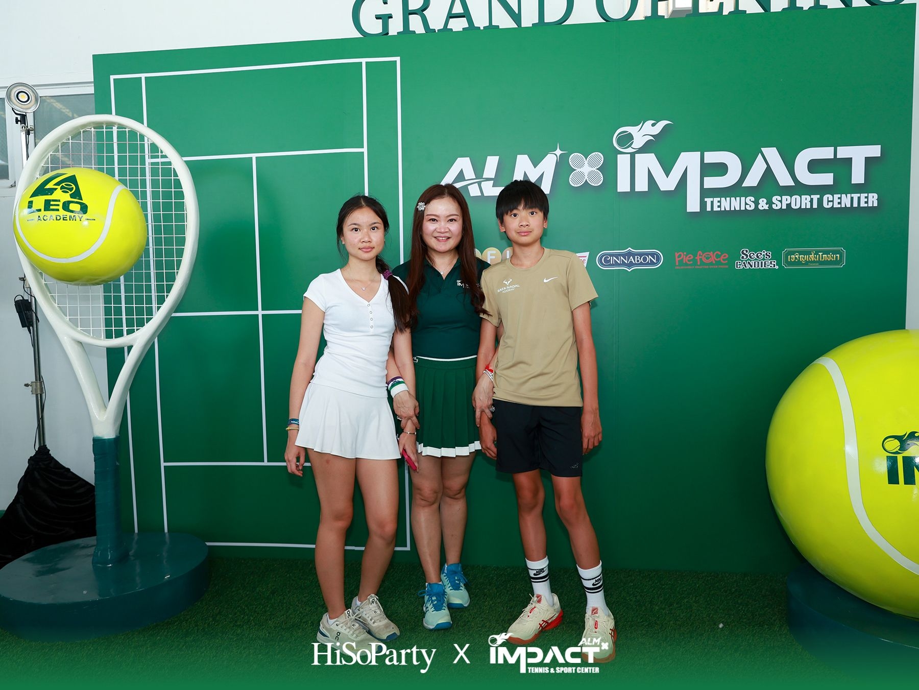 ALM x IMPACT Tennis & Sport Center จัดพิธีเปิดอย่างเป็นทางการ รวมตำนานนักเทนนิสไทยและดาวรุ่งร่วมสร้างสีสันครั้งสำคัญ