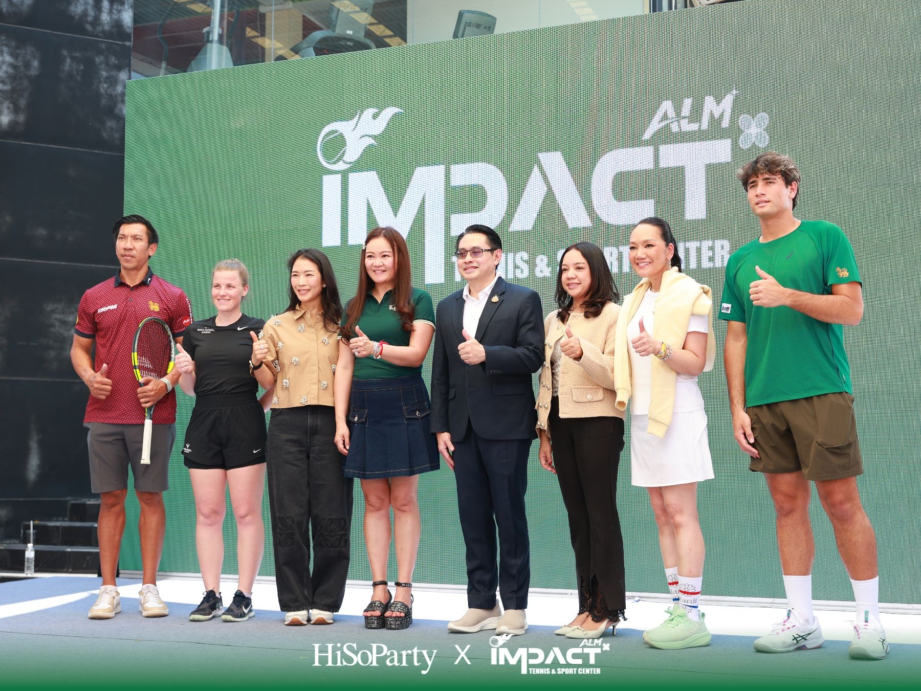 ALM x IMPACT Tennis & Sport Center จัดพิธีเปิดอย่างเป็นทางการ รวมตำนานนักเทนนิสไทยและดาวรุ่งร่วมสร้างสีสันครั้งสำคัญ